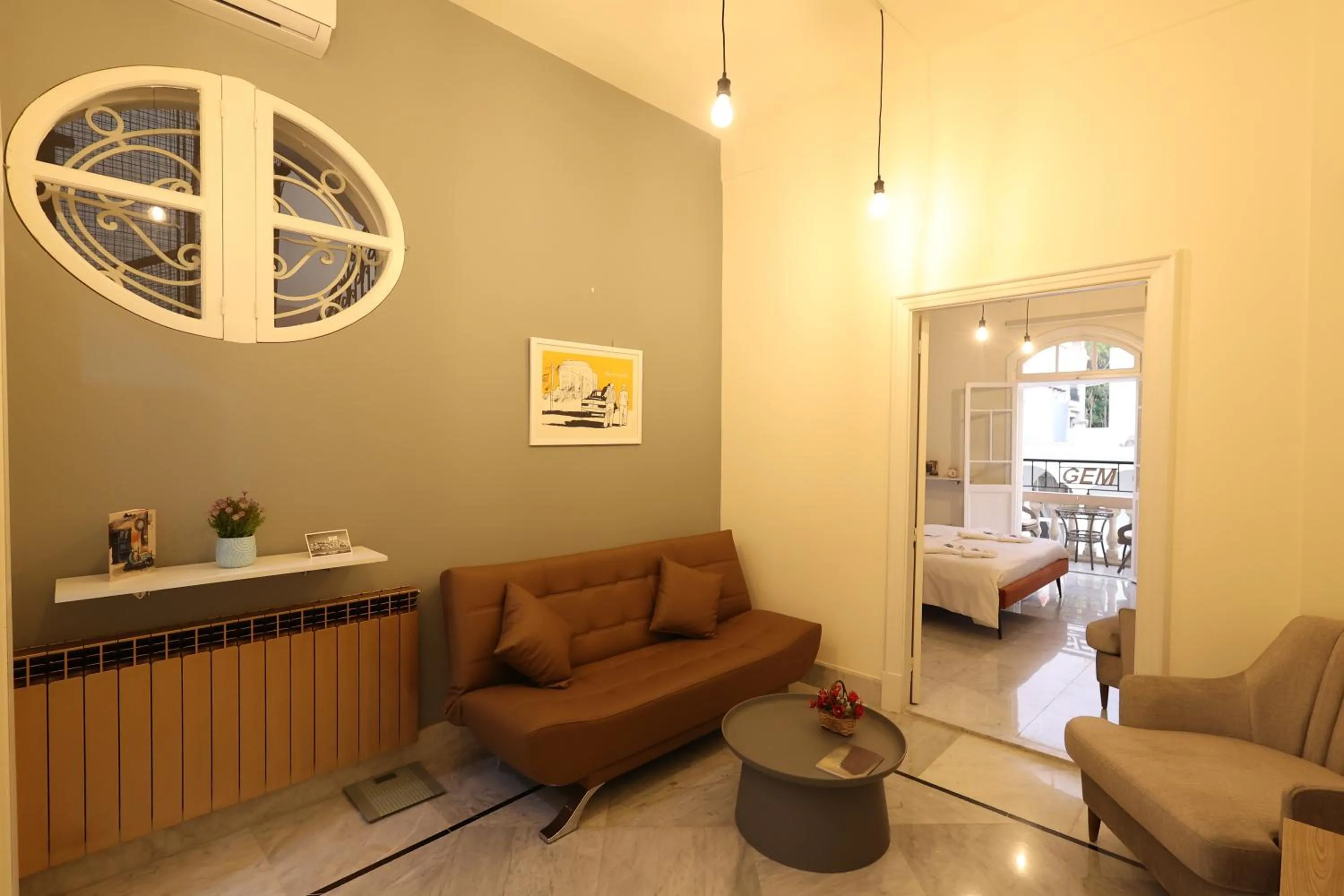 Seating area in THE GEM BOUTIQUE HOTEL