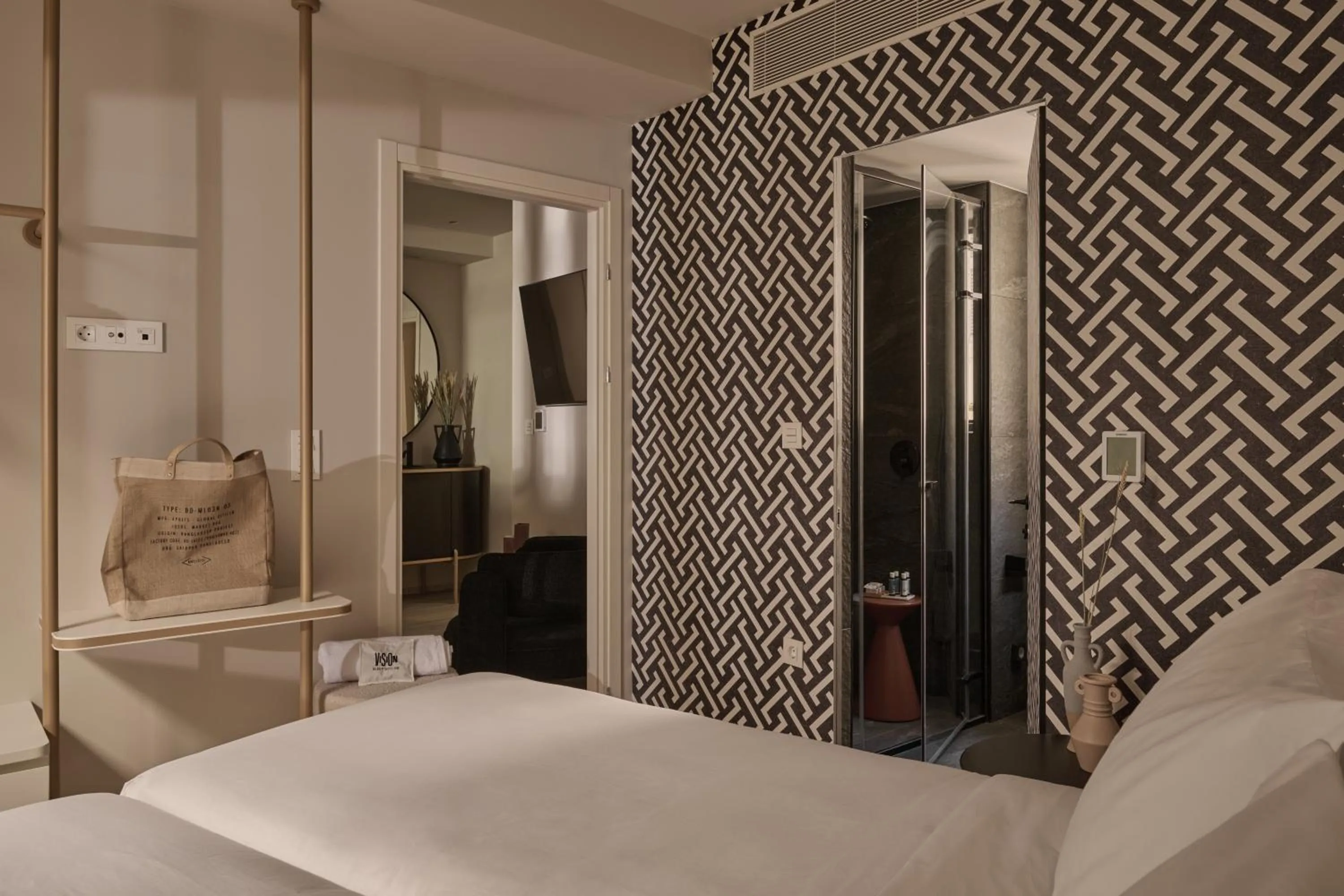 Bedroom, Bed in VISION OMONIA, ATHENS