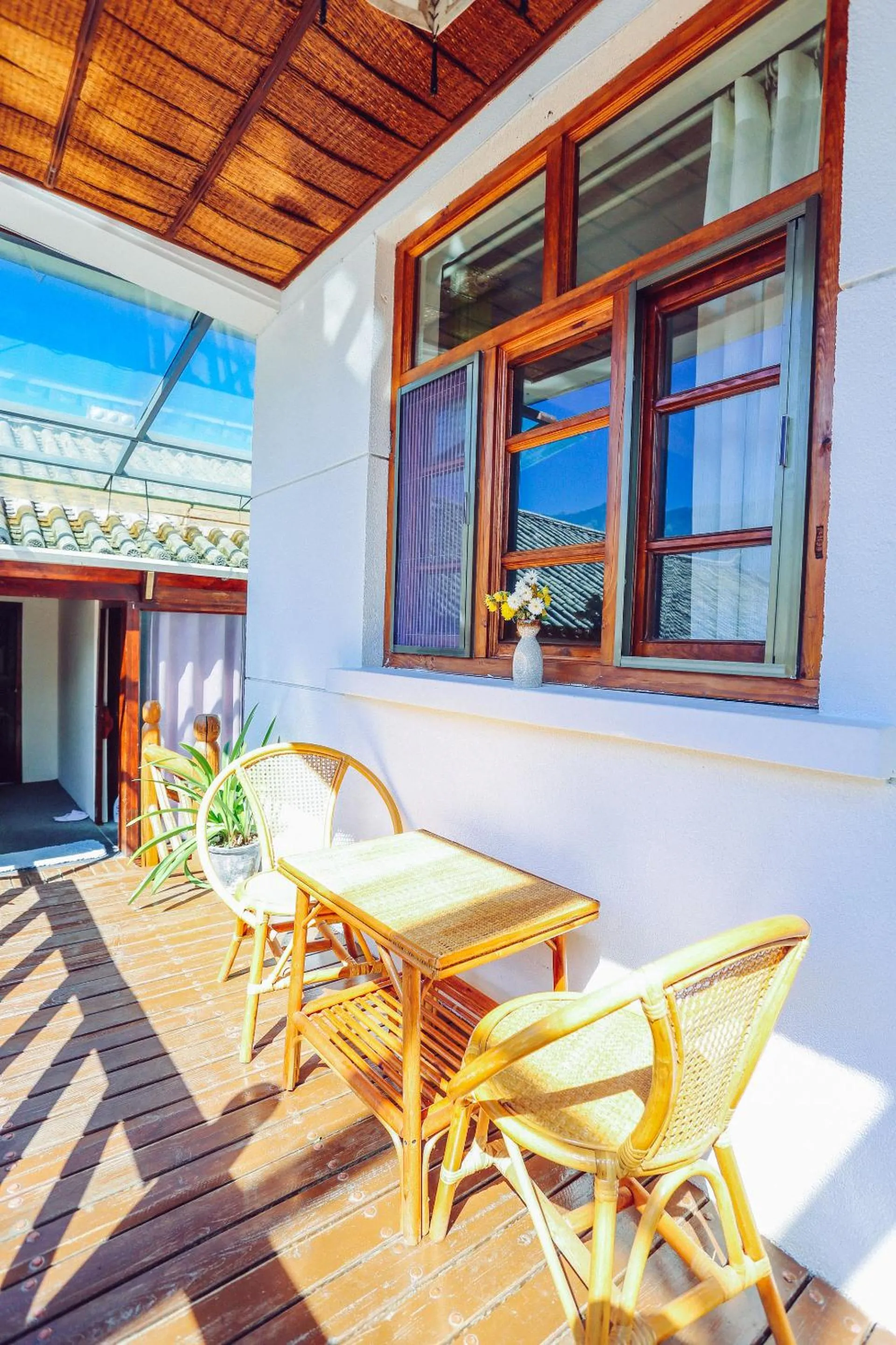 Balcony/Terrace in Cabin 7 Inn