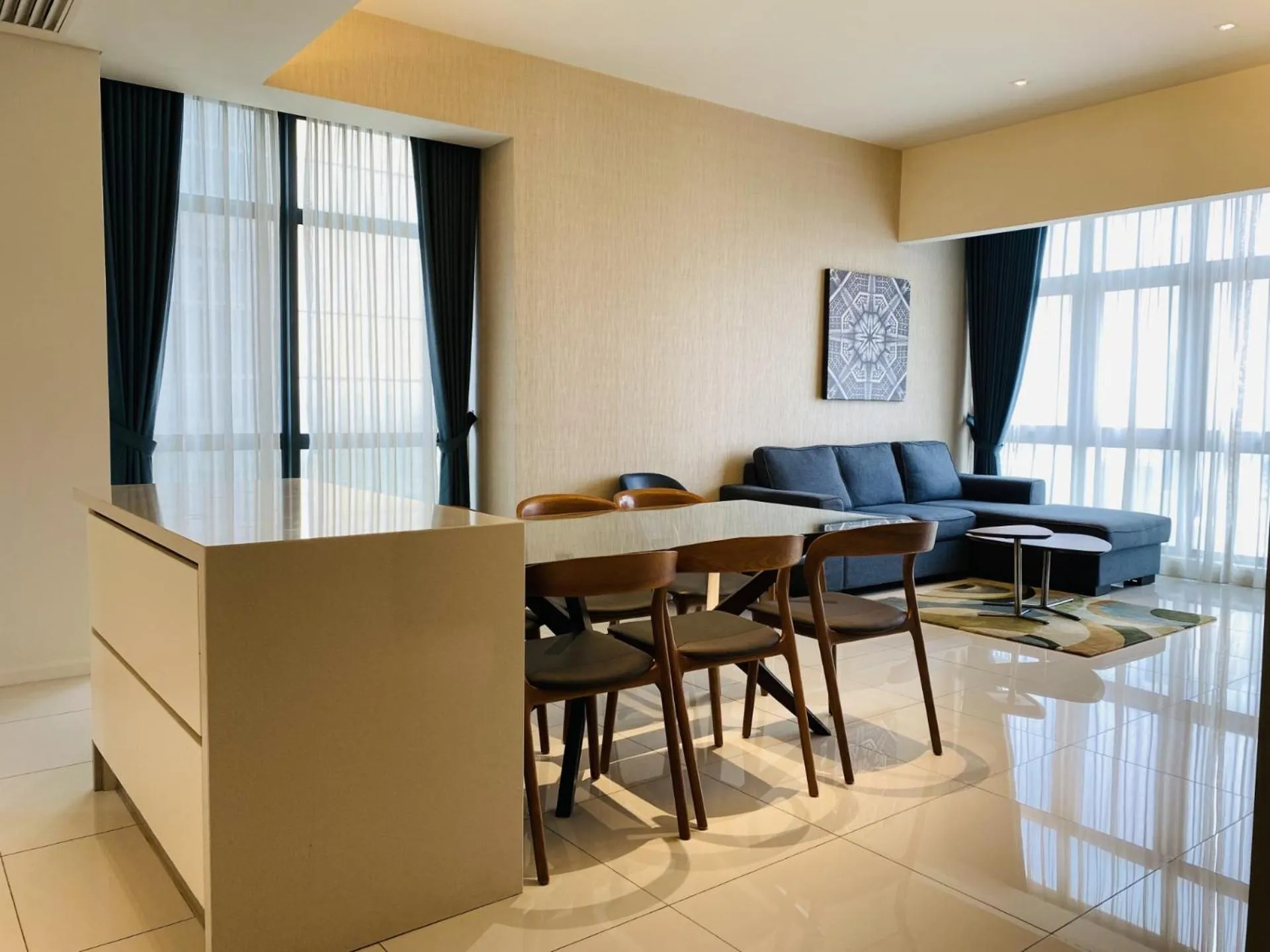 Living room in Tribeca Serviced Hotel by Millennium