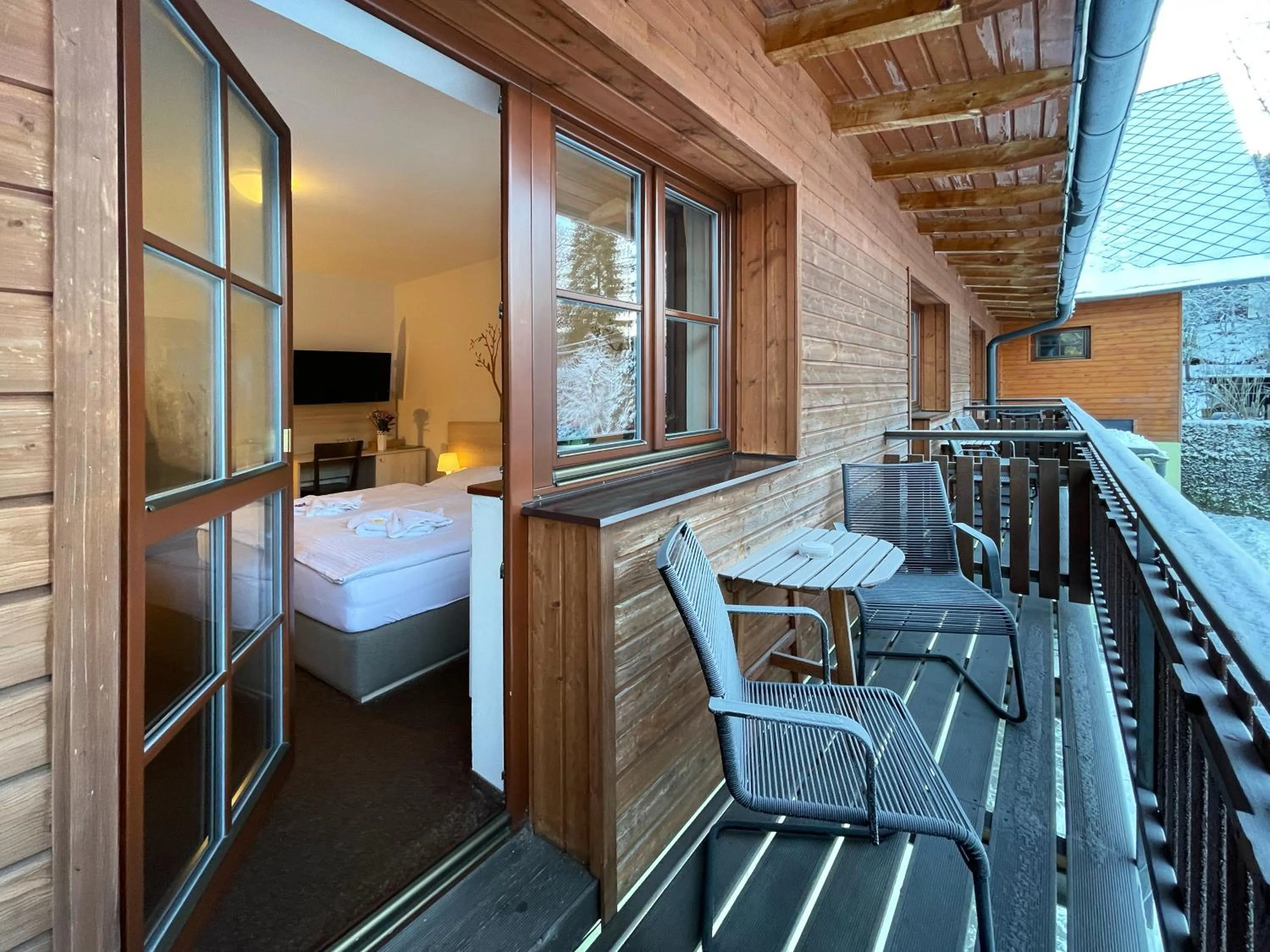 View (from property/room) in Wellness hotel Sauna