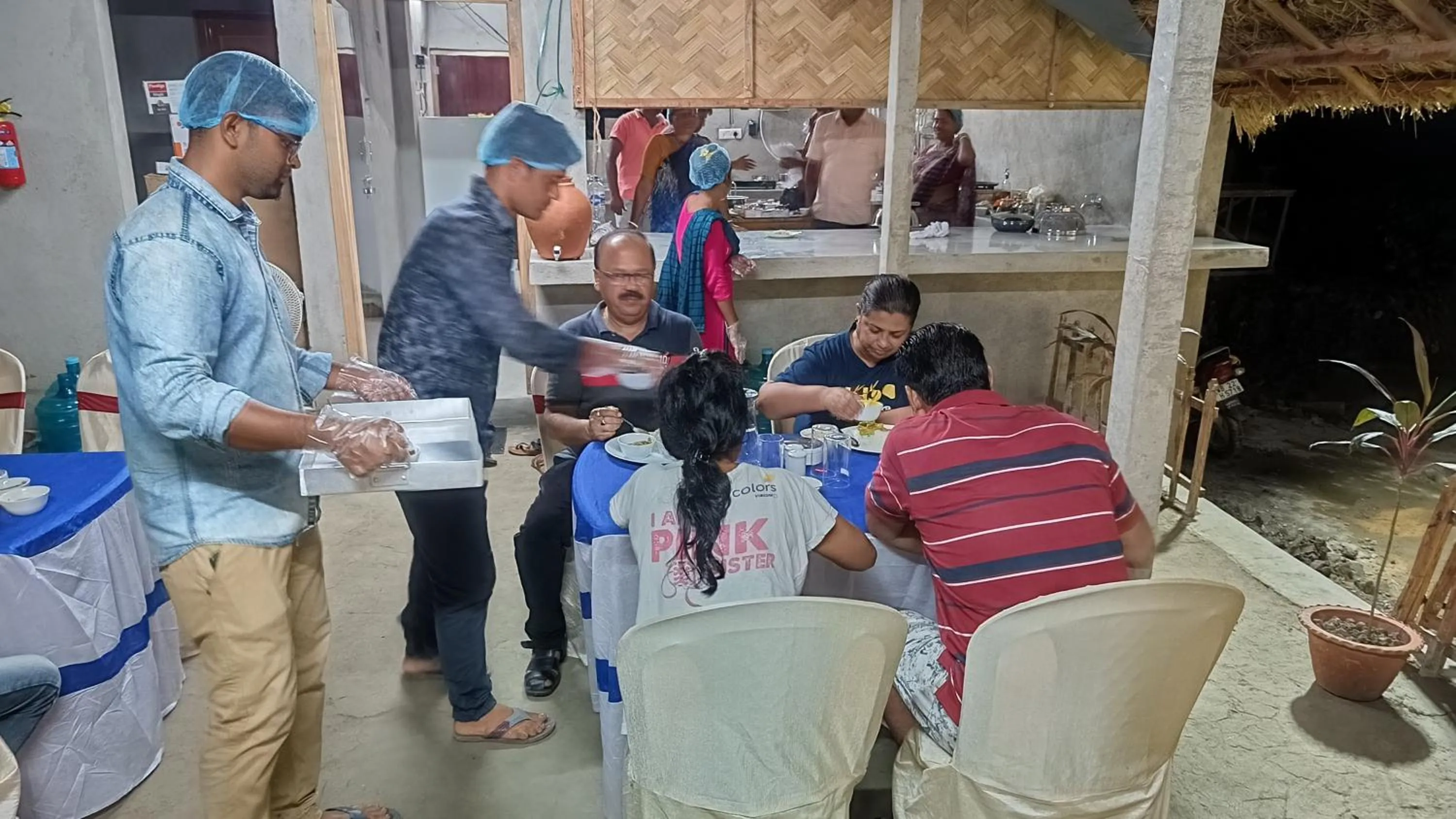 Breakfast in Kumirmari Ecotourism