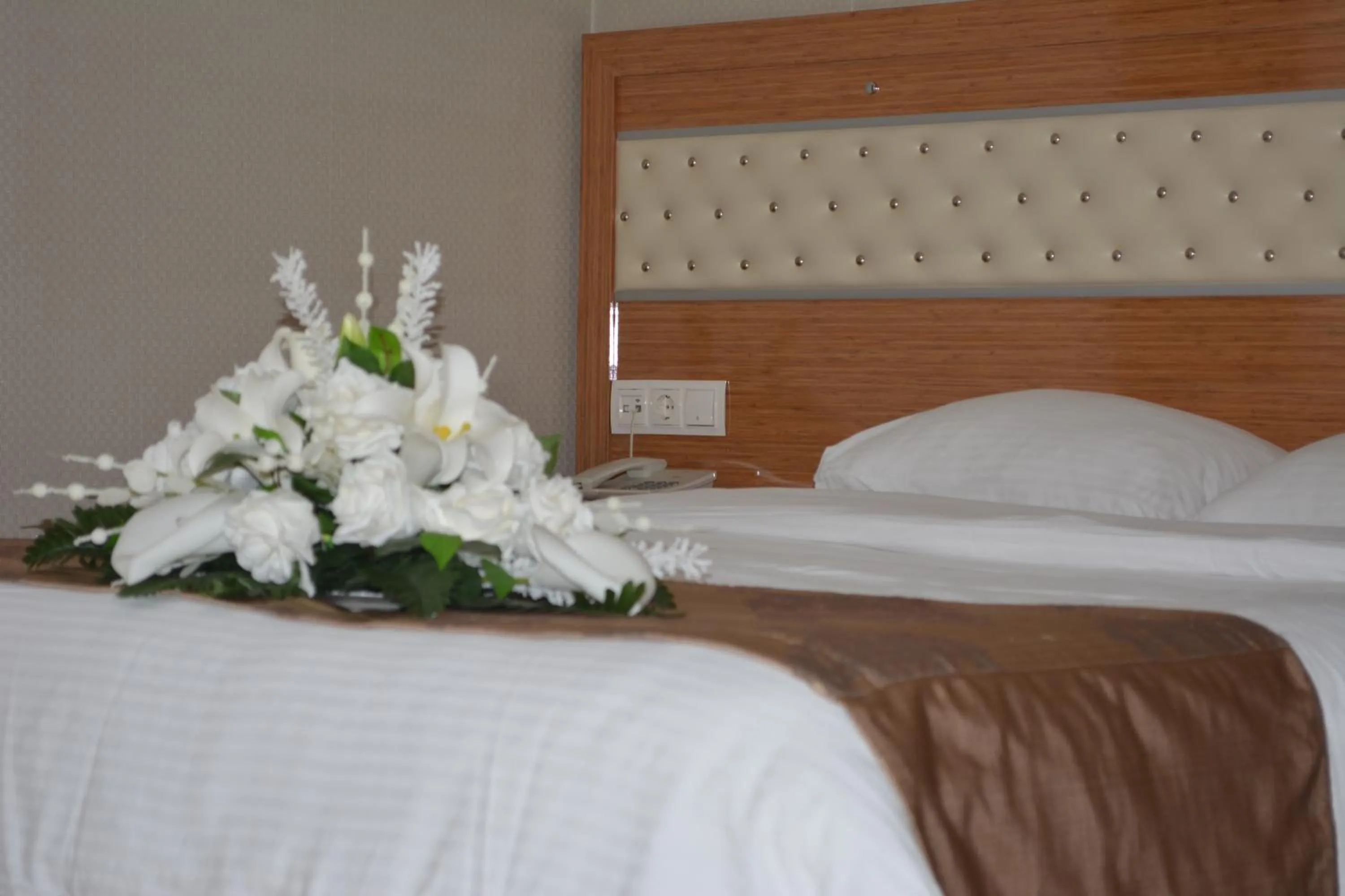 Bed in Serenti Pamuk Hotel