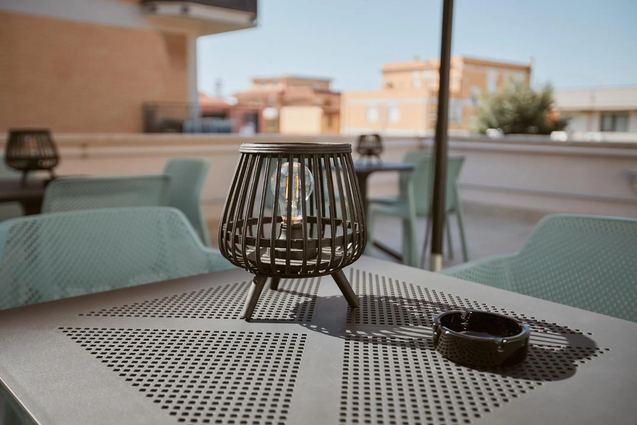 Balcony/Terrace in Castrichella Boutique Hotel Rome Airport