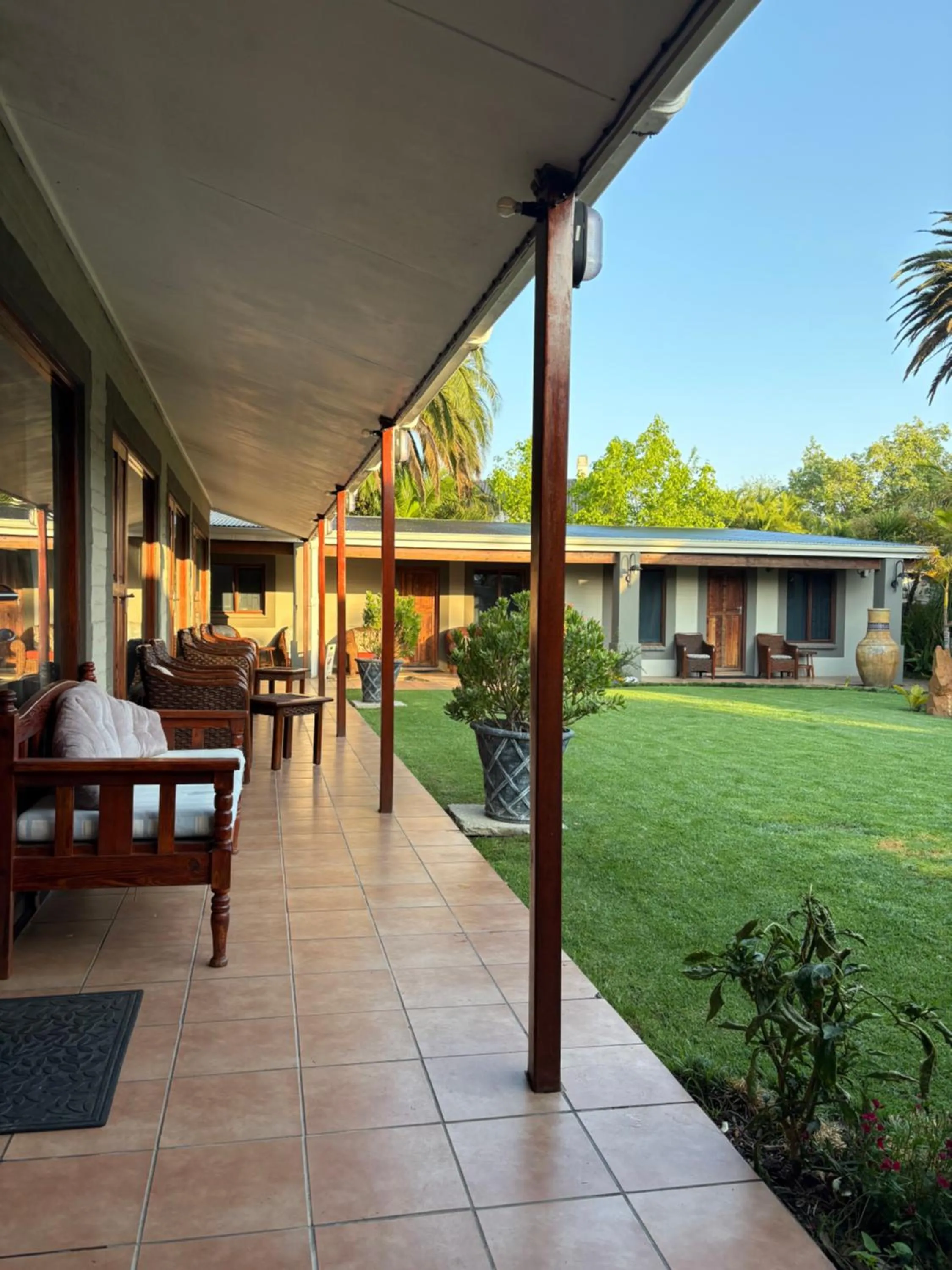 Garden view in Mountain Dew Guest House