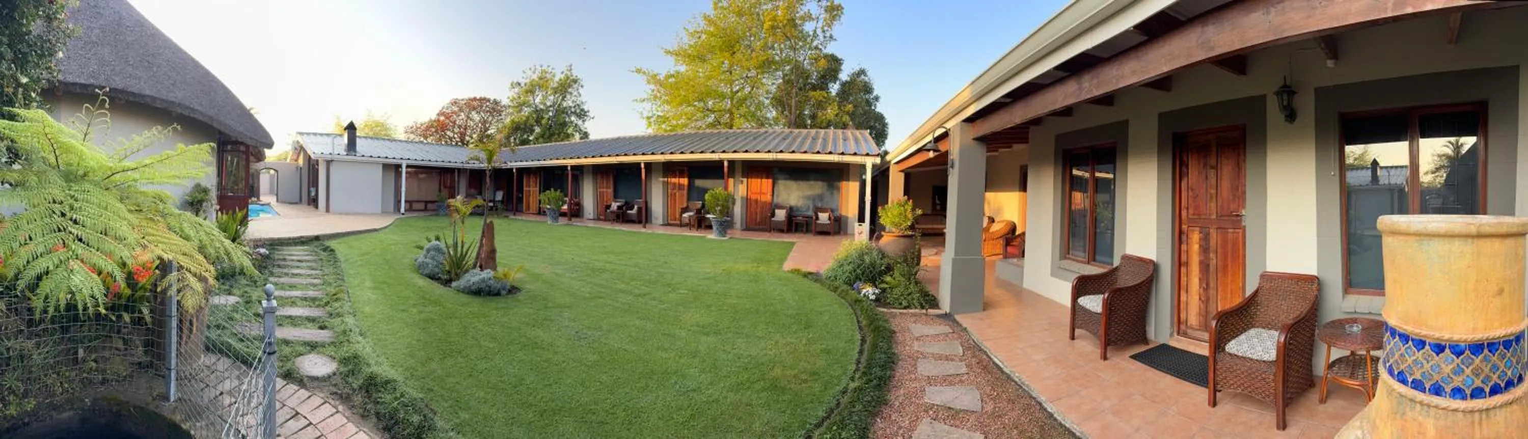 Garden view in Mountain Dew Guest House