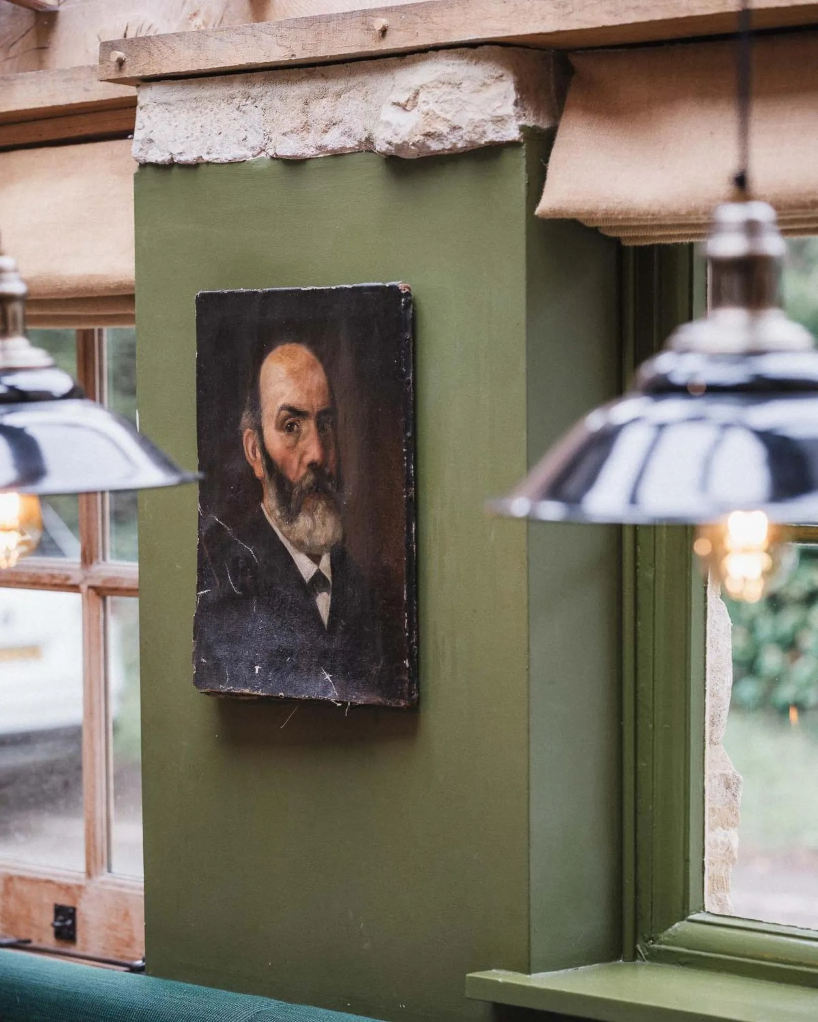 Decorative detail in The Swan Inn