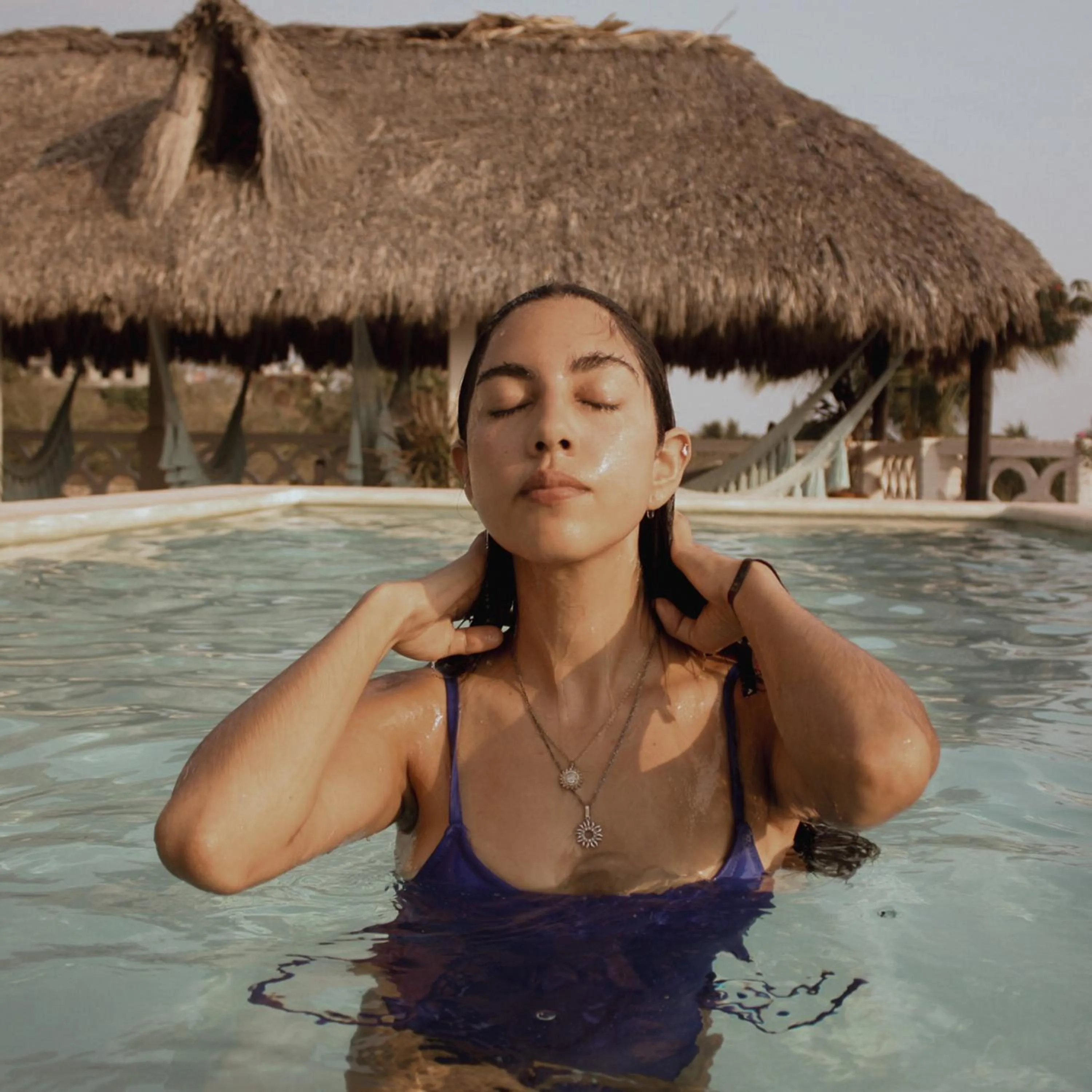 Swimming pool in Hotel Flor de Maria