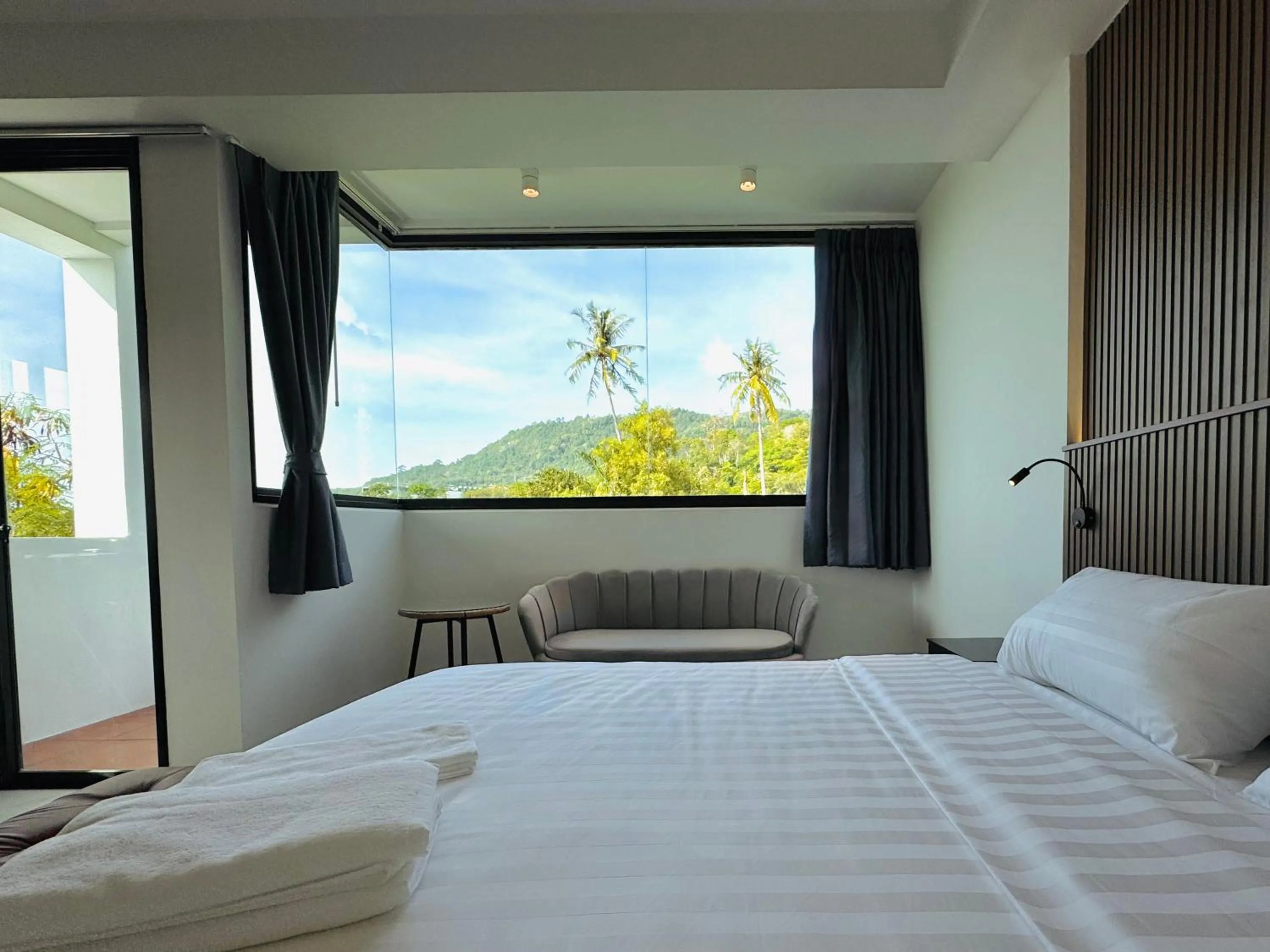 View (from property/room), Bed in Kefir Phuket