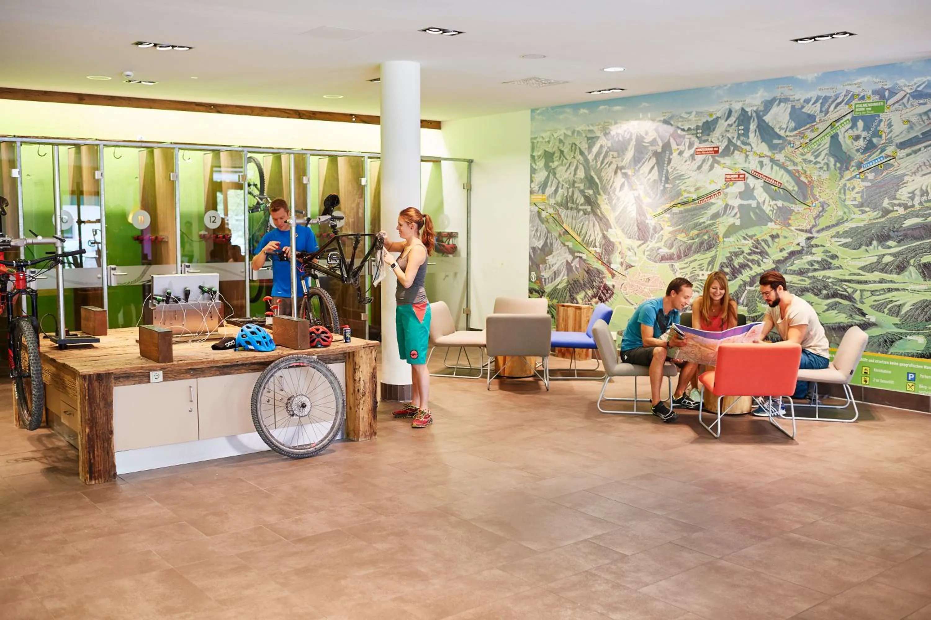 Lobby or reception in Explorer Hotel Berchtesgaden
