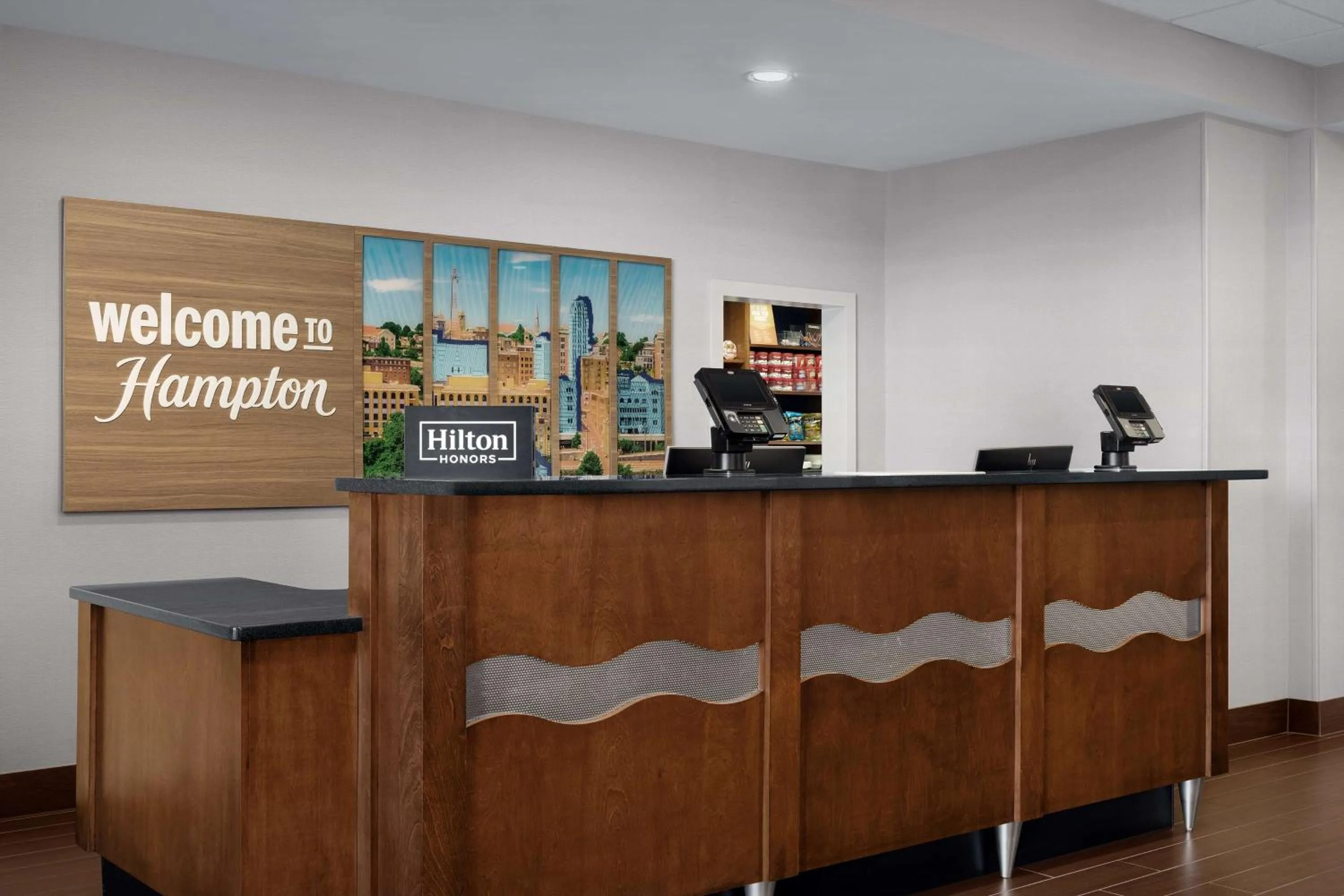 Lobby or reception in Hampton Inn and Suites Lynchburg