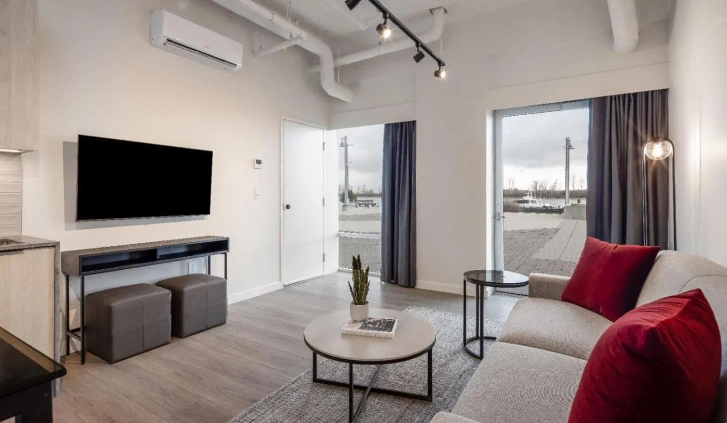 Family in Steveston Waterfront Hotel