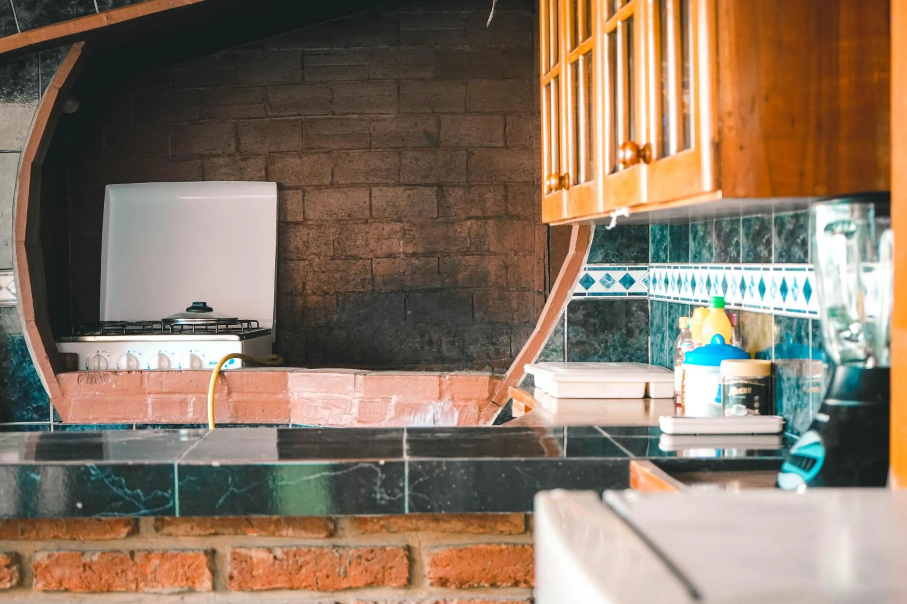 Kitchen or kitchenette in HOTEL MANTA BEACH MADRIGAL