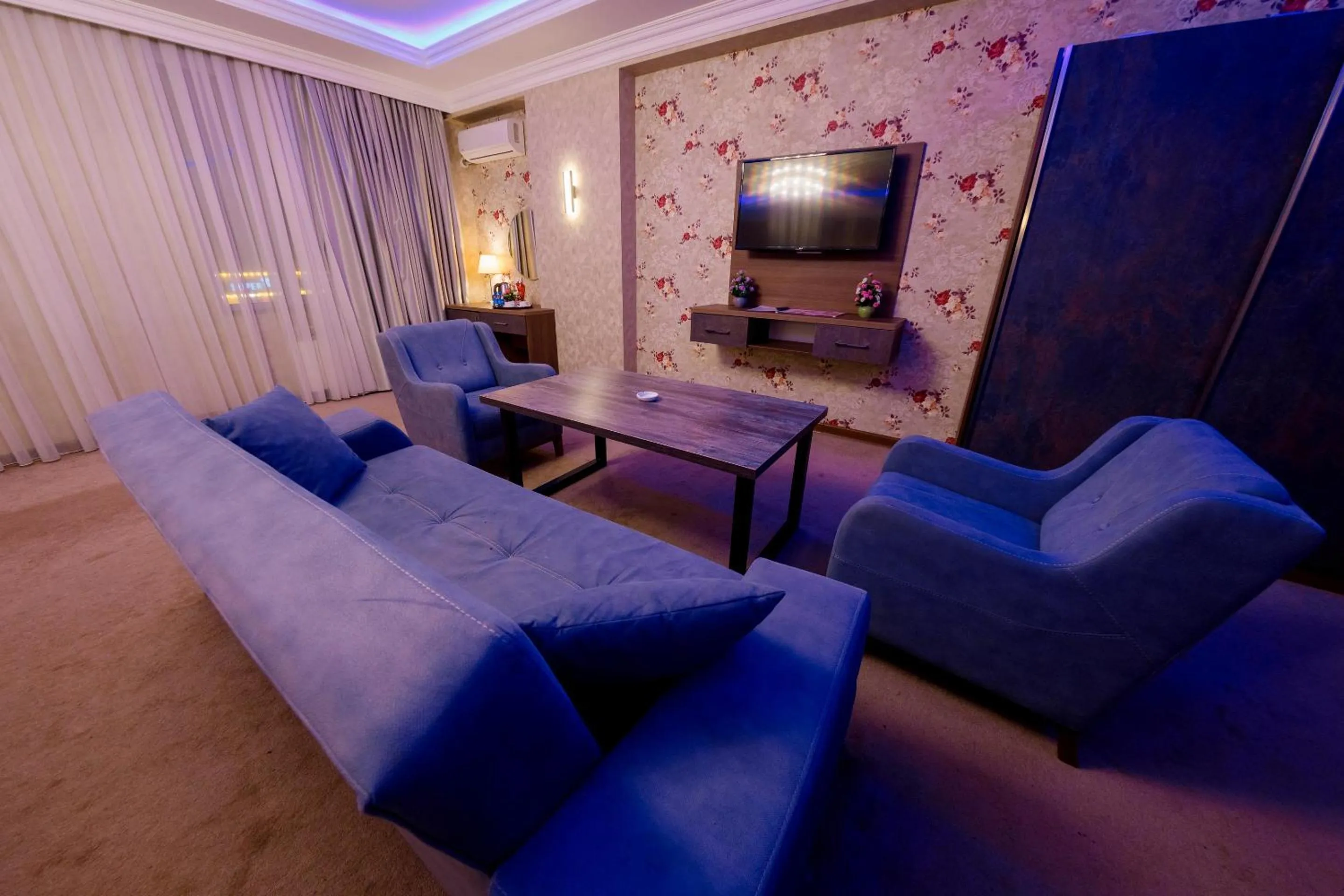 Seating area in Royal Sapphire Baku