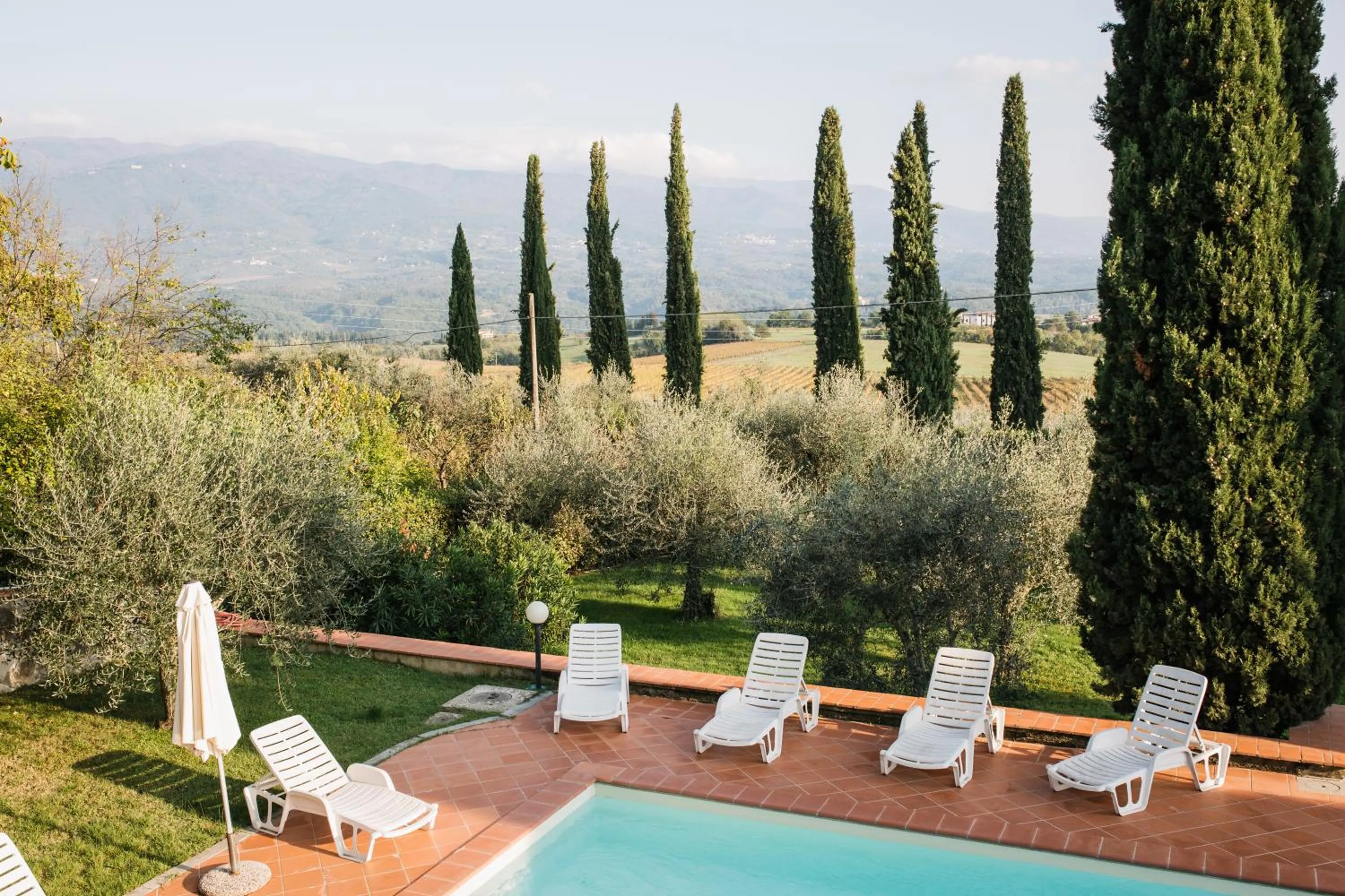 Garden view in Fattoria Pagnana Suites & Pool