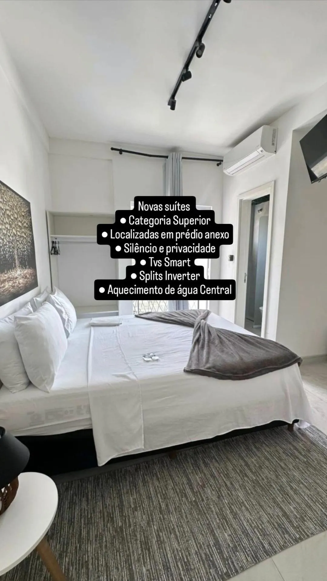 Bed in Hotel Pousada Villas do Atlantico 2 min a pe da praia do Buraco da Velha