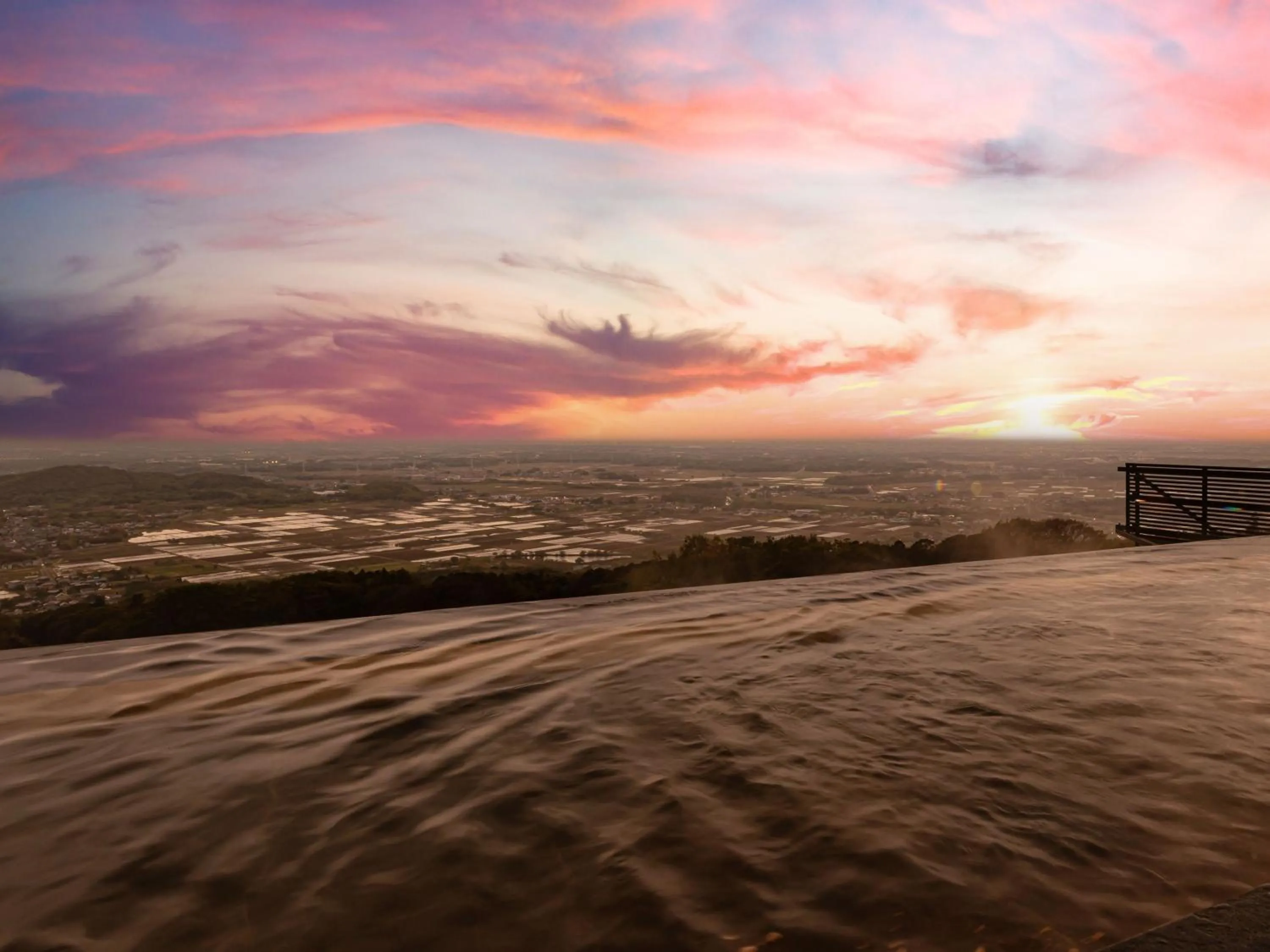 Open Air Bath in Kamenoi Hotel Tsukubasan