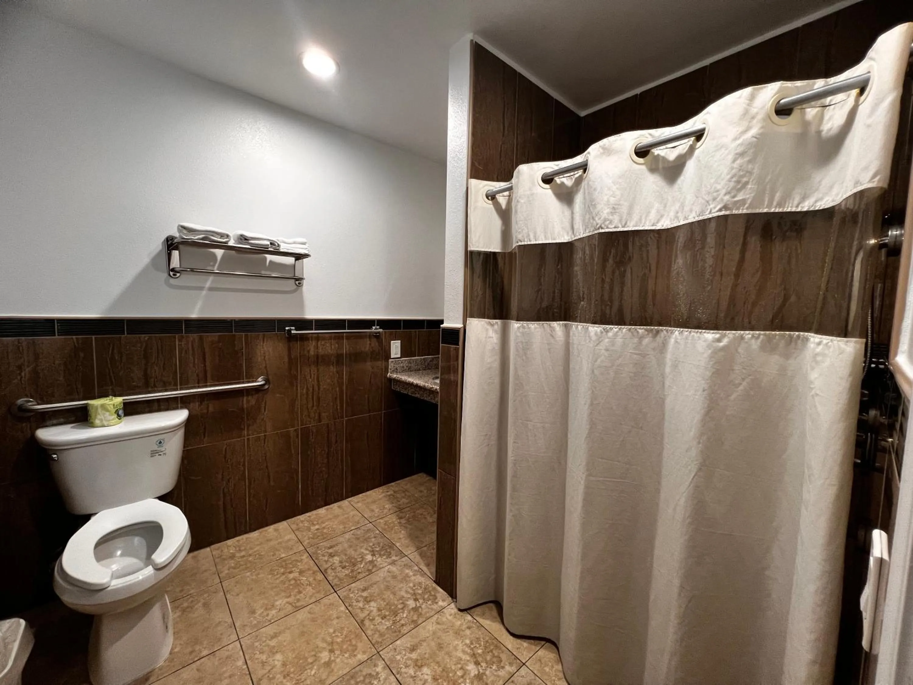 Toilet in The Patio Motel - Los Angeles, LAX