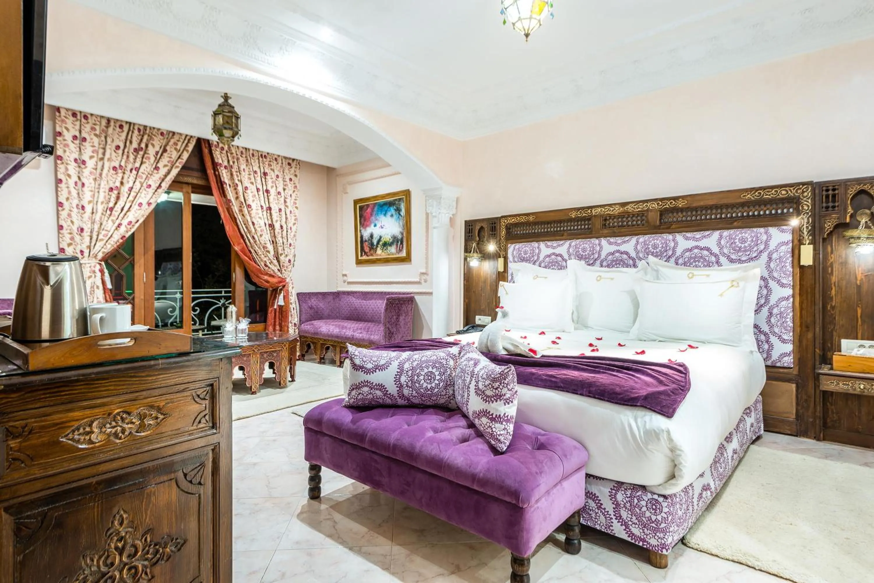 Bedroom in Hivernage Secret Suites & Garden