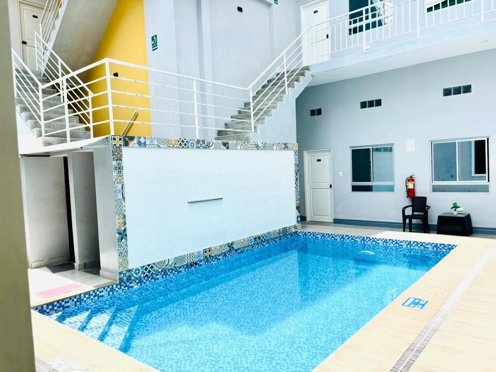 Pool view in La Quinta Loft Apartments