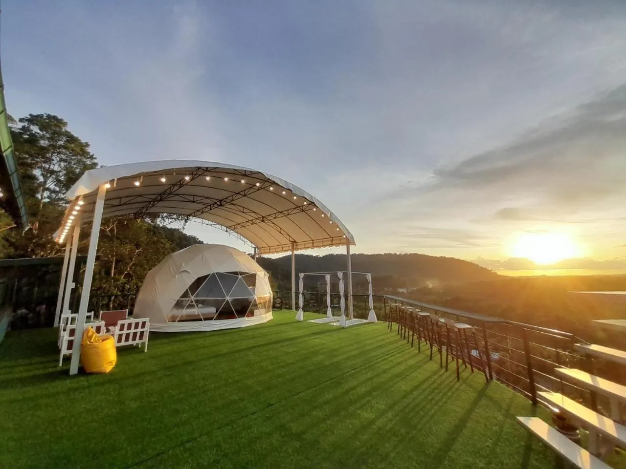 Sunset in Bangmara Hill