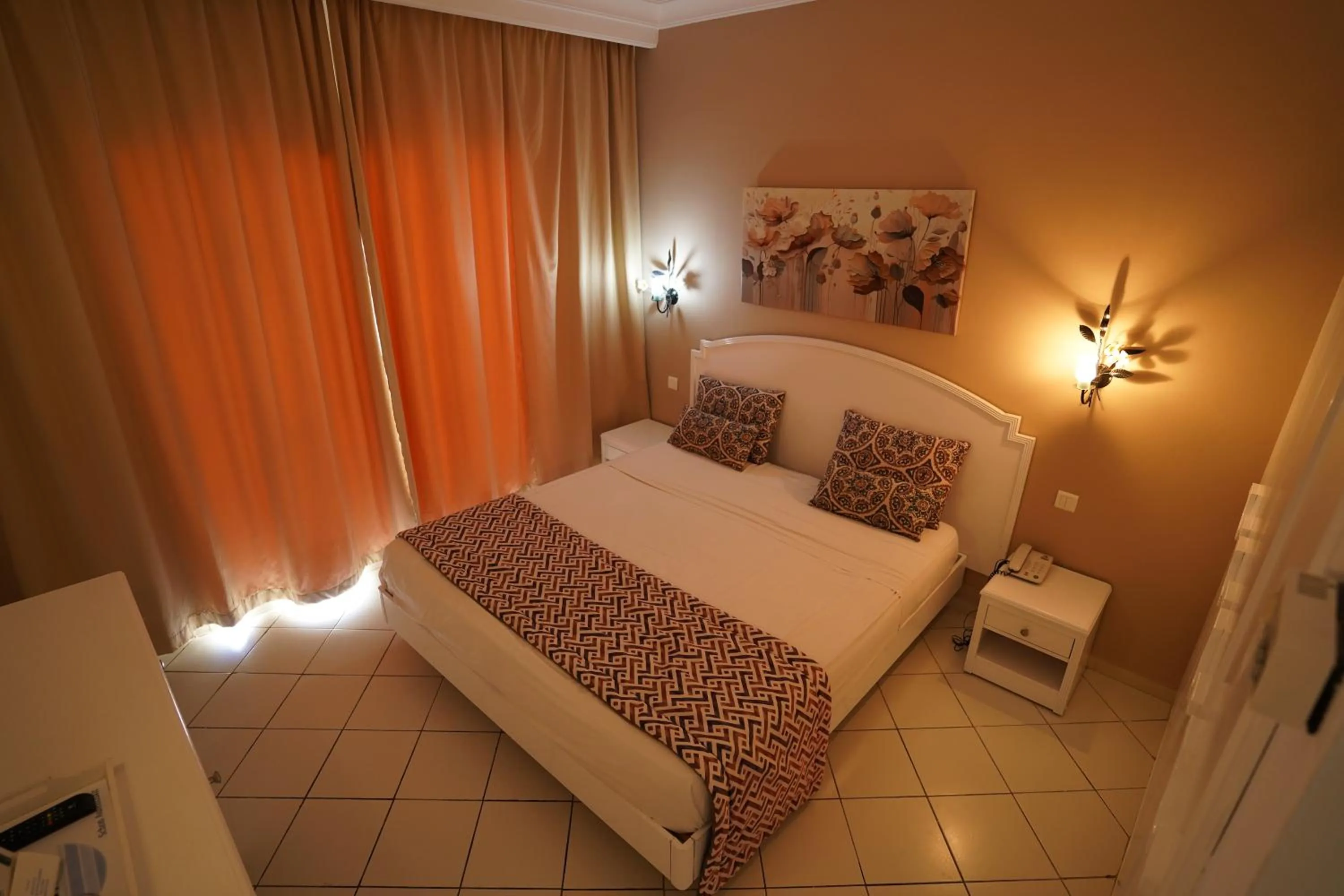 Bed in Hotel Nesrine Hammamet