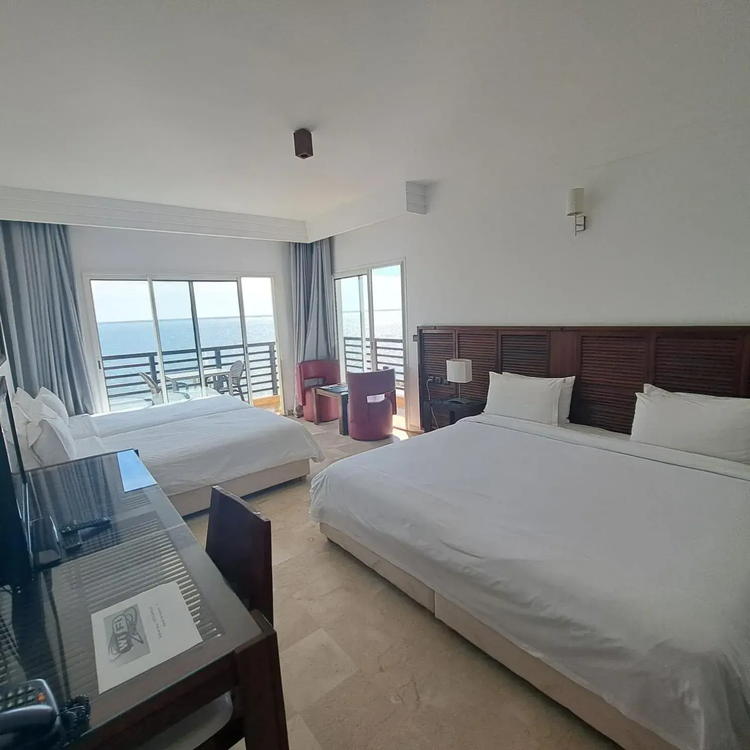 Quadruple Room with Sea View in Hotel Buenavista Dakhla Quadruple Room with Sea View in Hotel Buenavista Dakhla