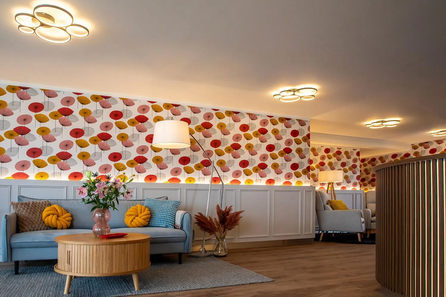 Lobby or reception in Hotel Restaurant Elbebrücke