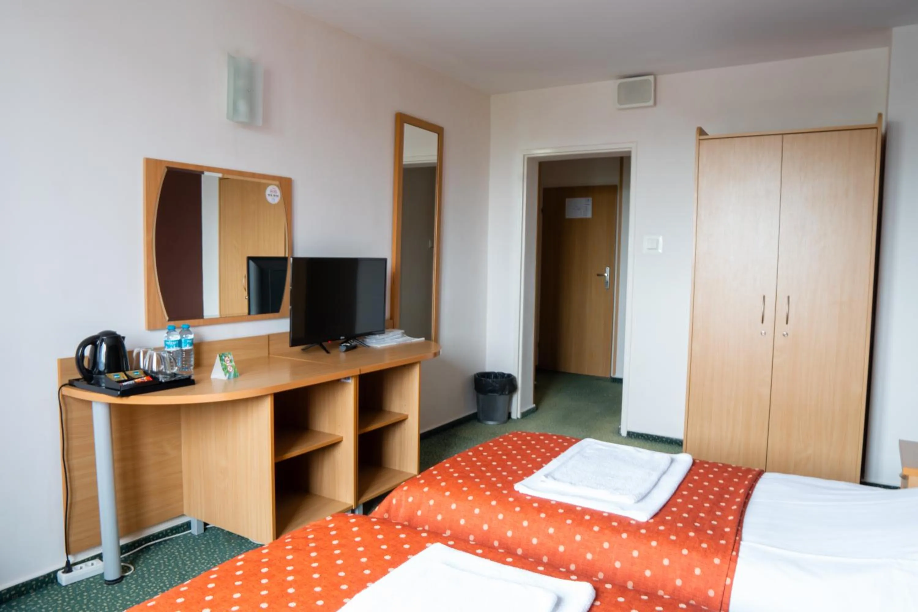 Bed in Hotel Wilanów