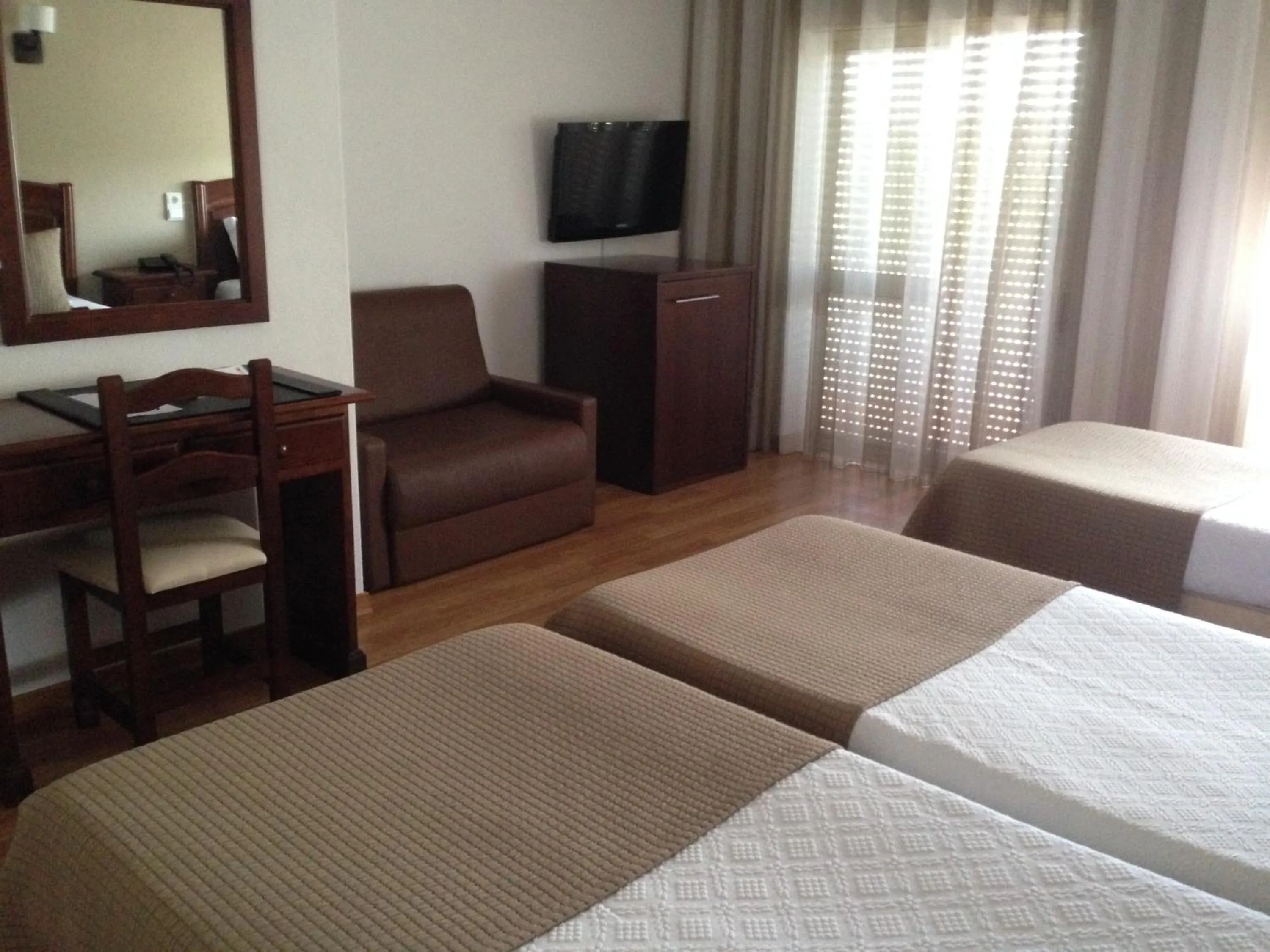 Bed in Hotel Paiva