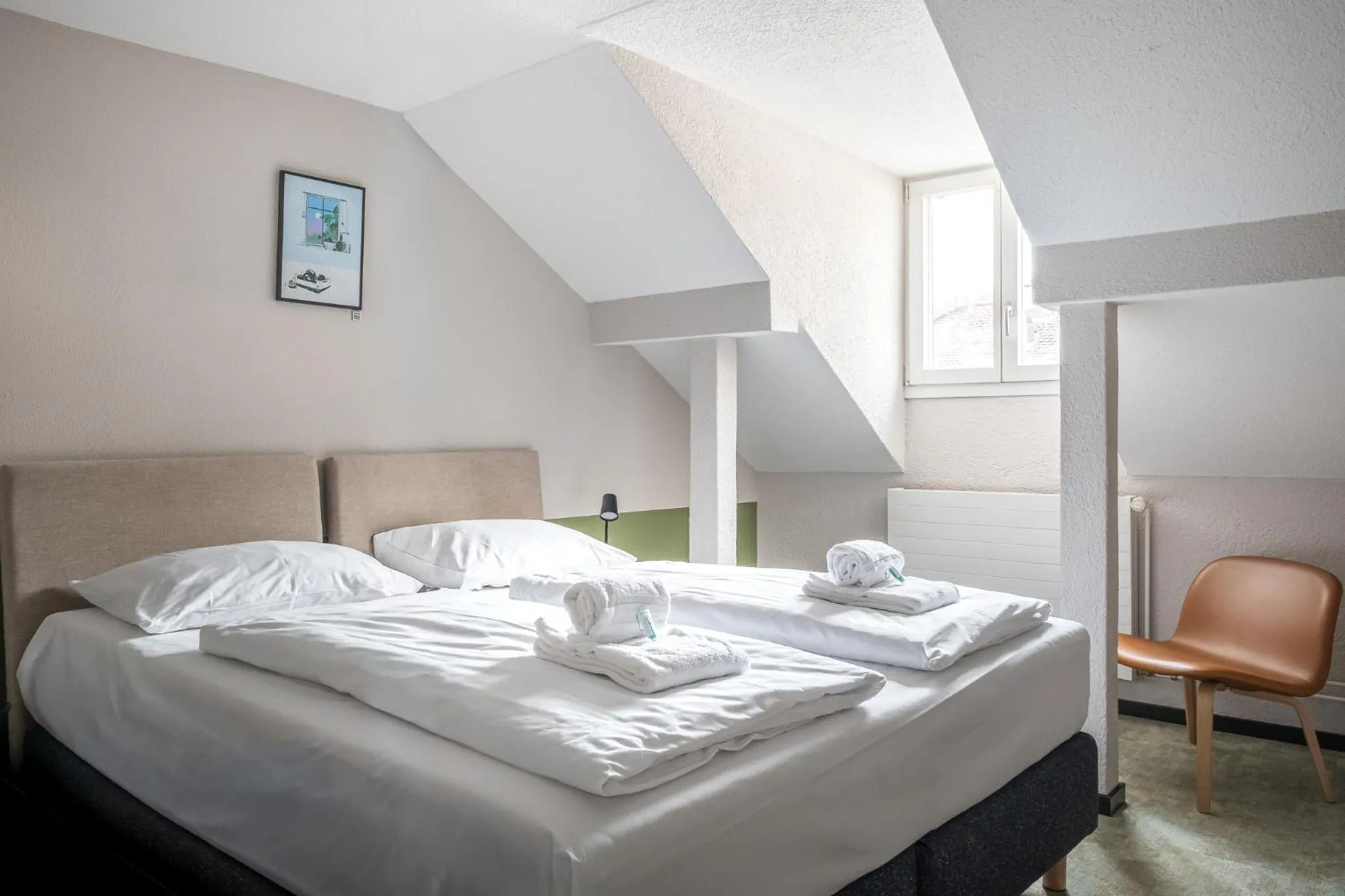 Bed in Hotel Goldener Stern - Self check-in