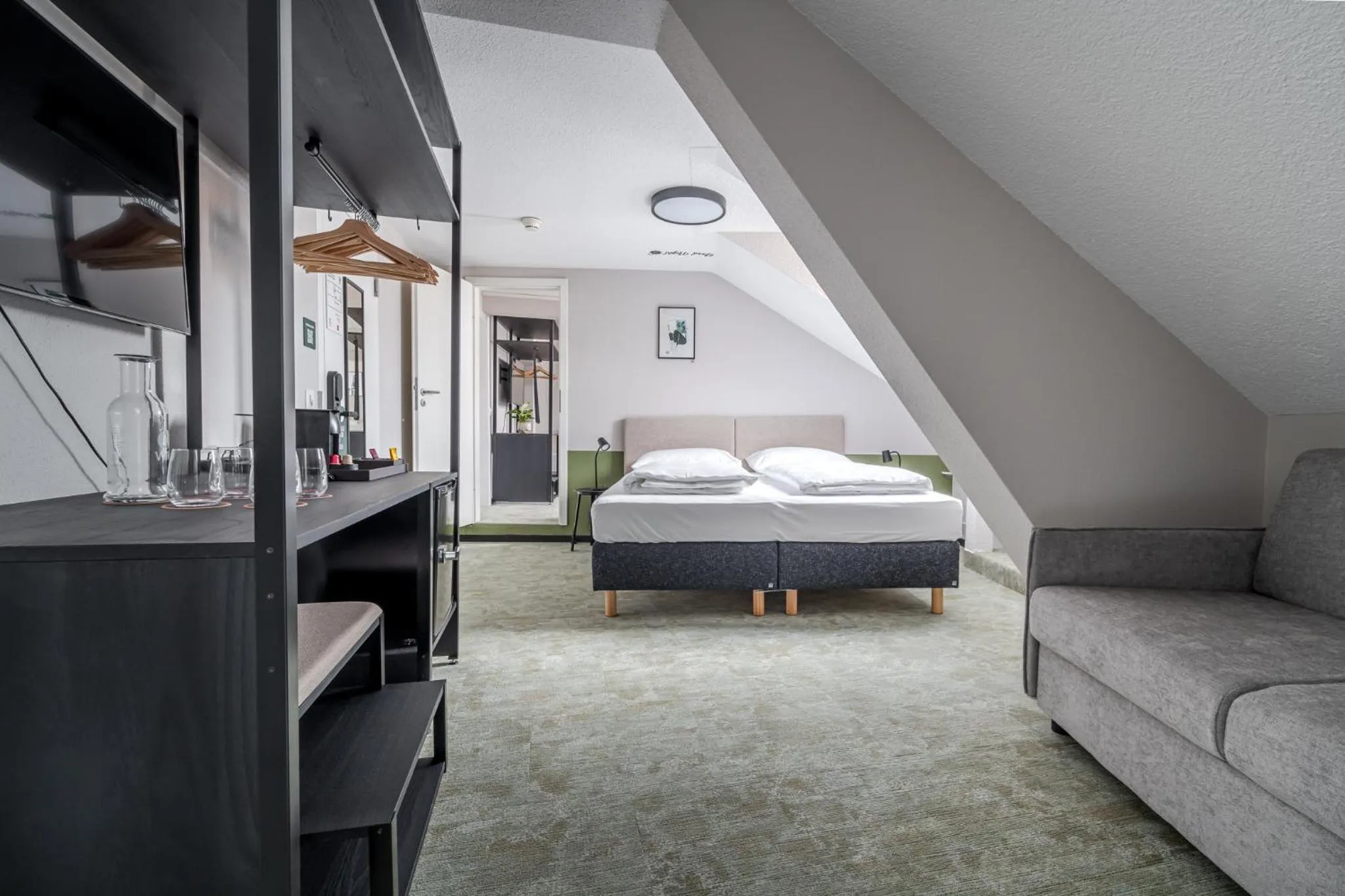 Bed in Hotel Goldener Stern - Self check-in