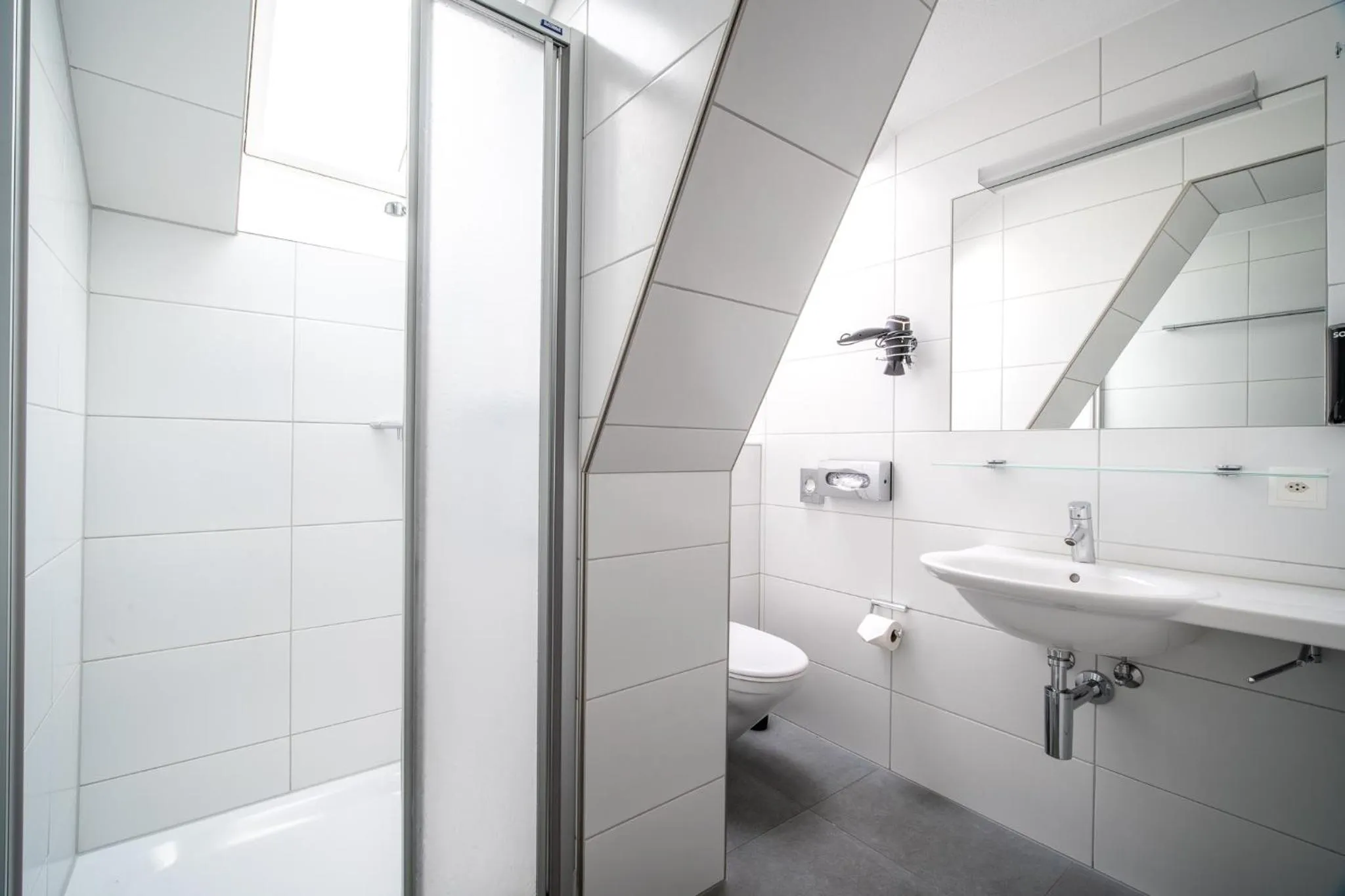 Shower in Hotel Goldener Stern - Self check-in