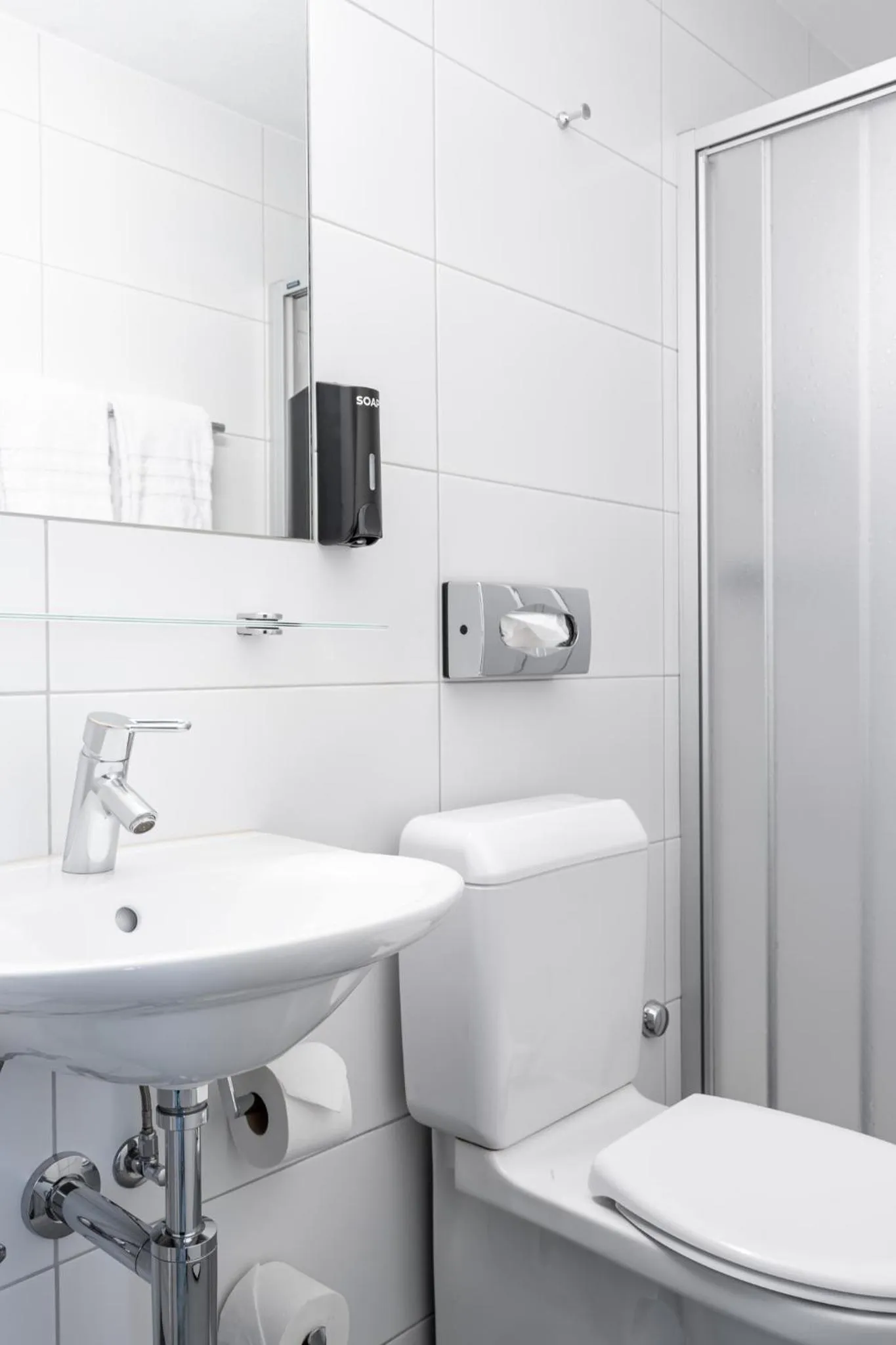 Shower in Hotel Goldener Stern - Self check-in