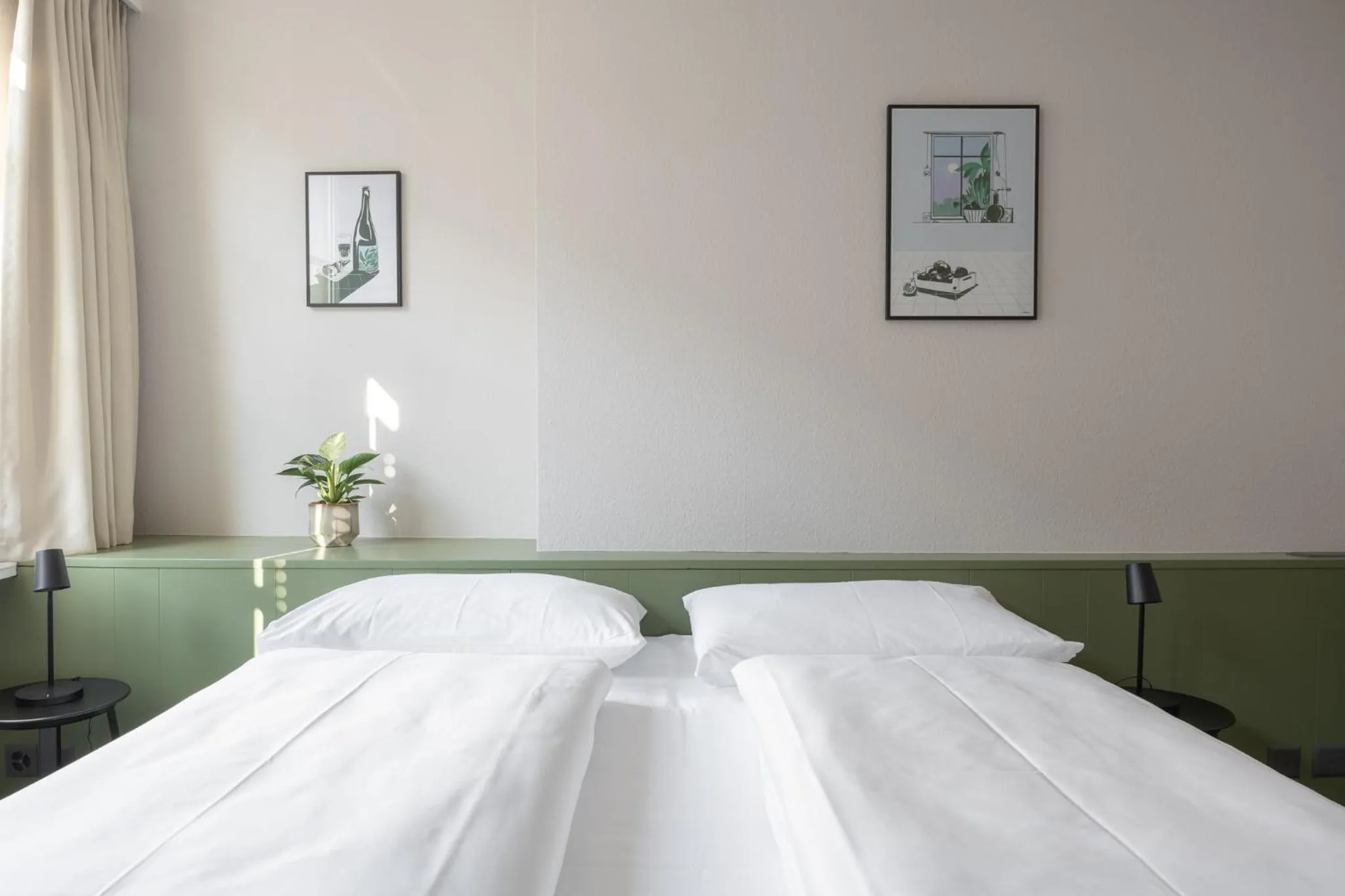 Bed in Hotel Goldener Stern - Self check-in