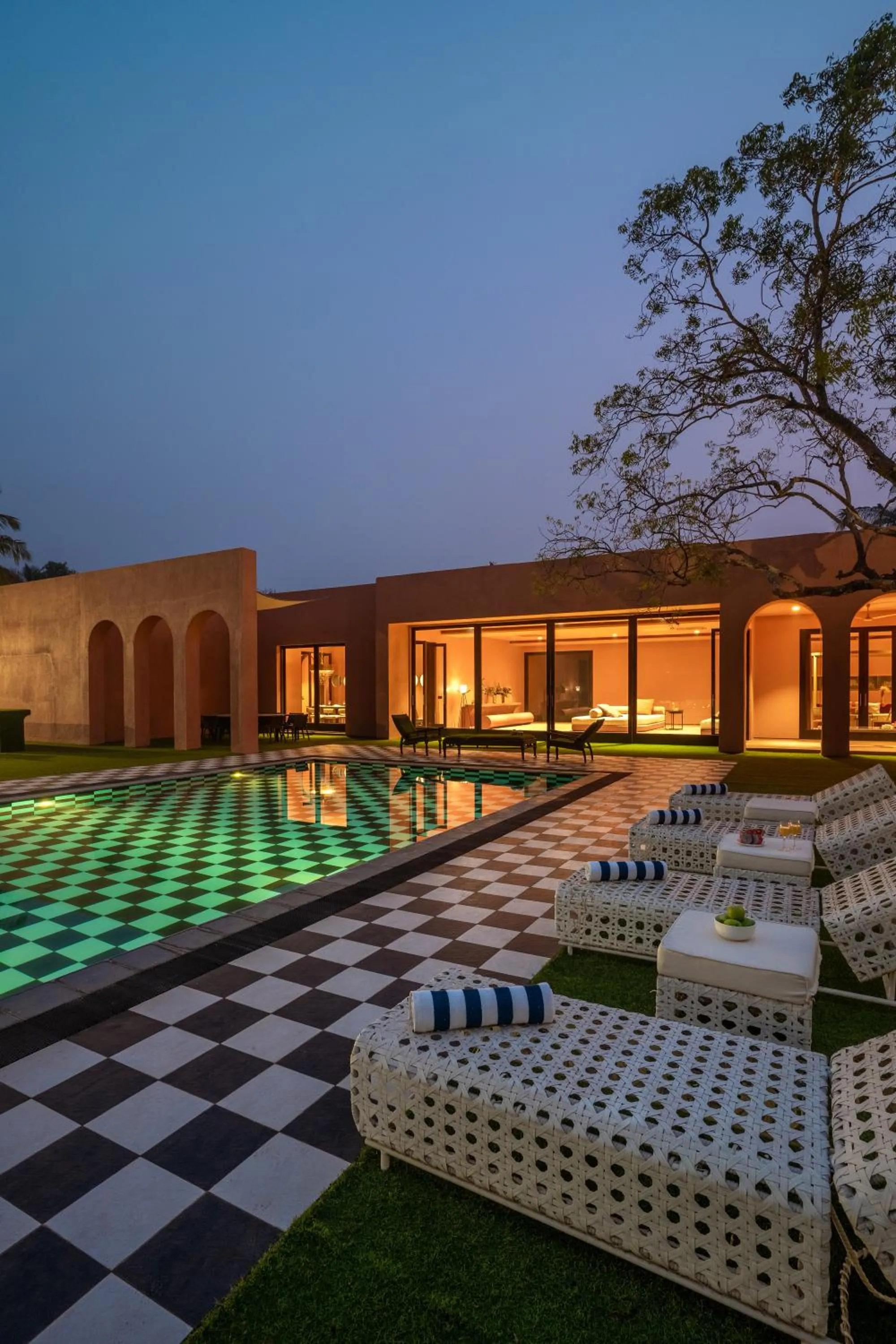 Pool view in LohonoStays Villa CasaDel