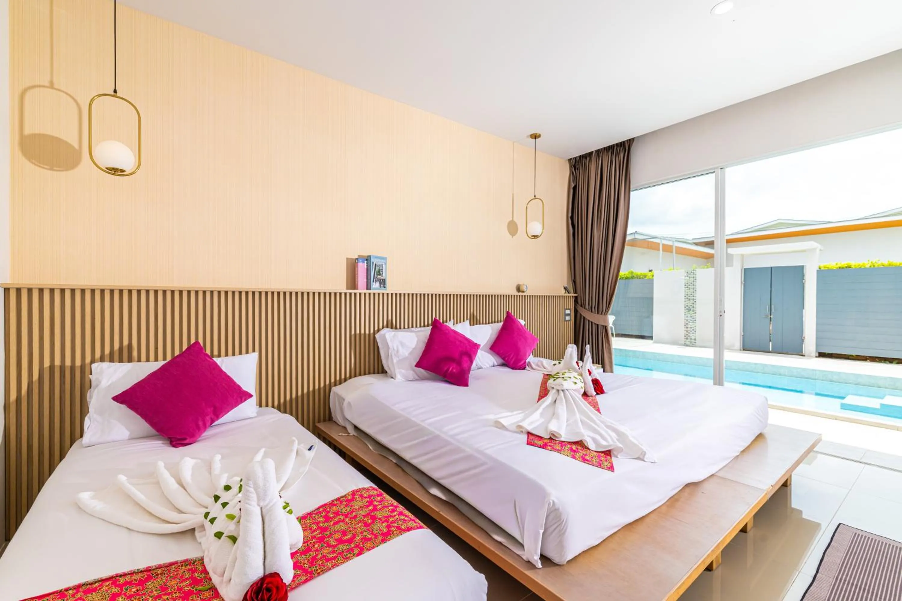 Bed in Andaman Sea Best Pool Access and Villas