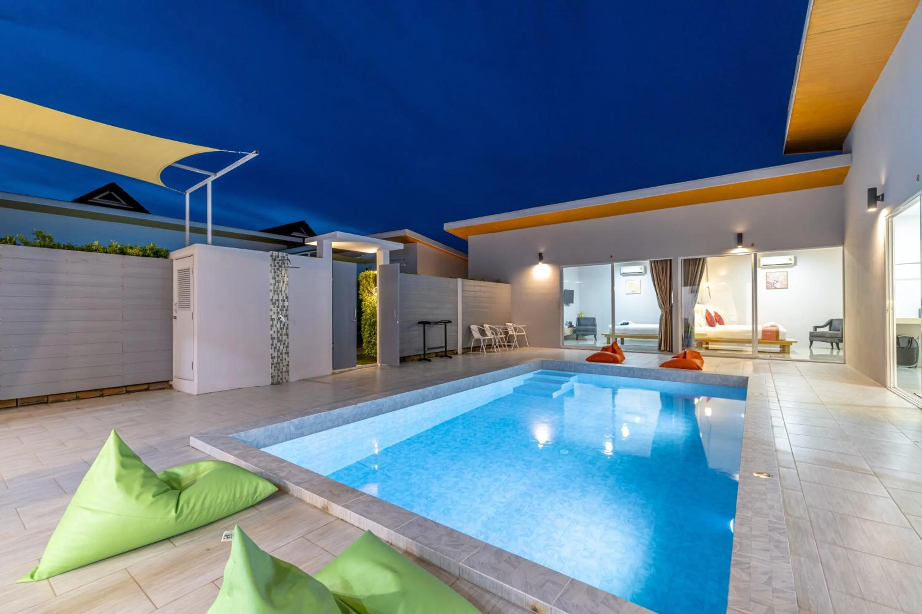 Patio in Andaman Sea Best Pool Access and Villas