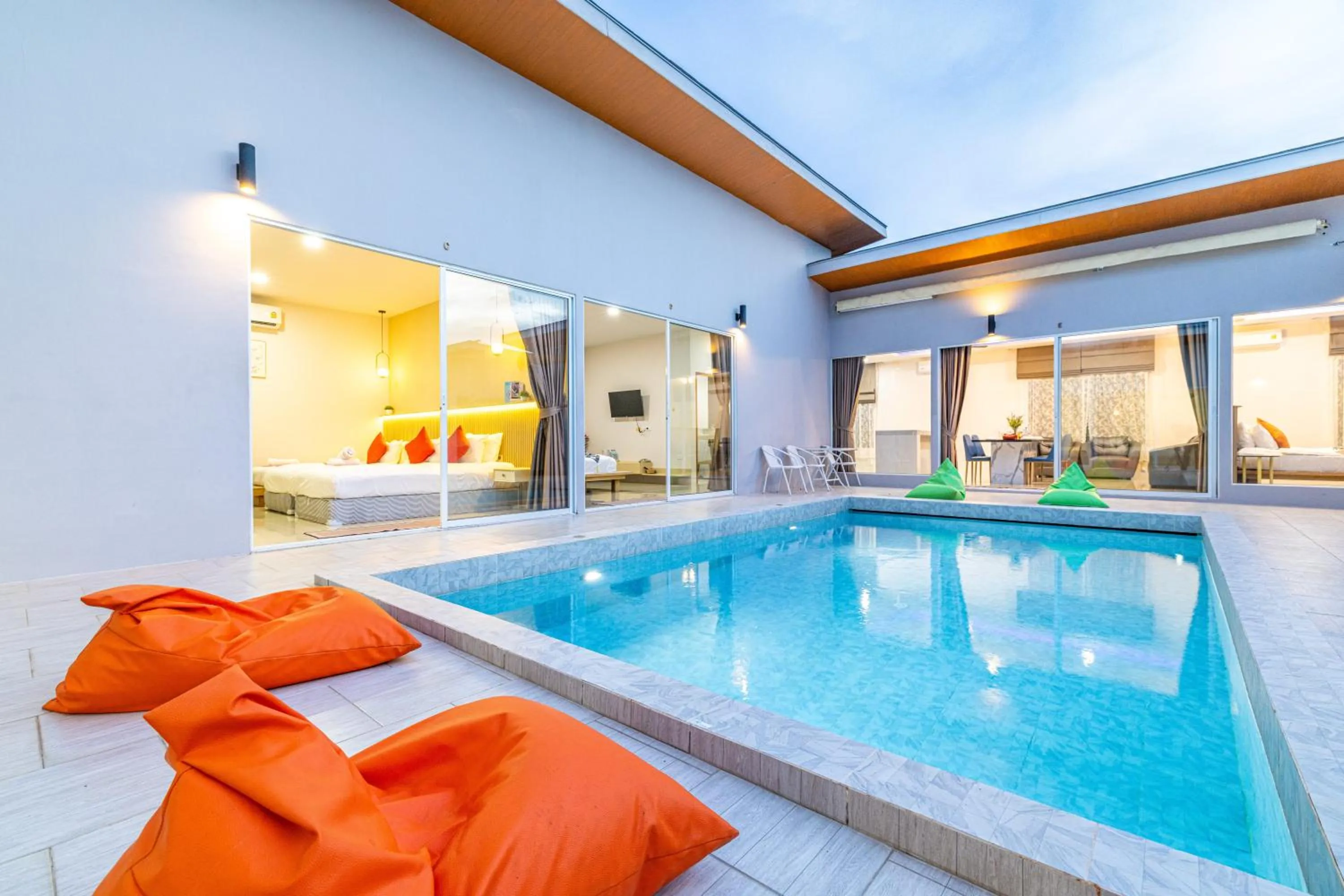 Balcony/Terrace in Andaman Sea Best Pool Access and Villas