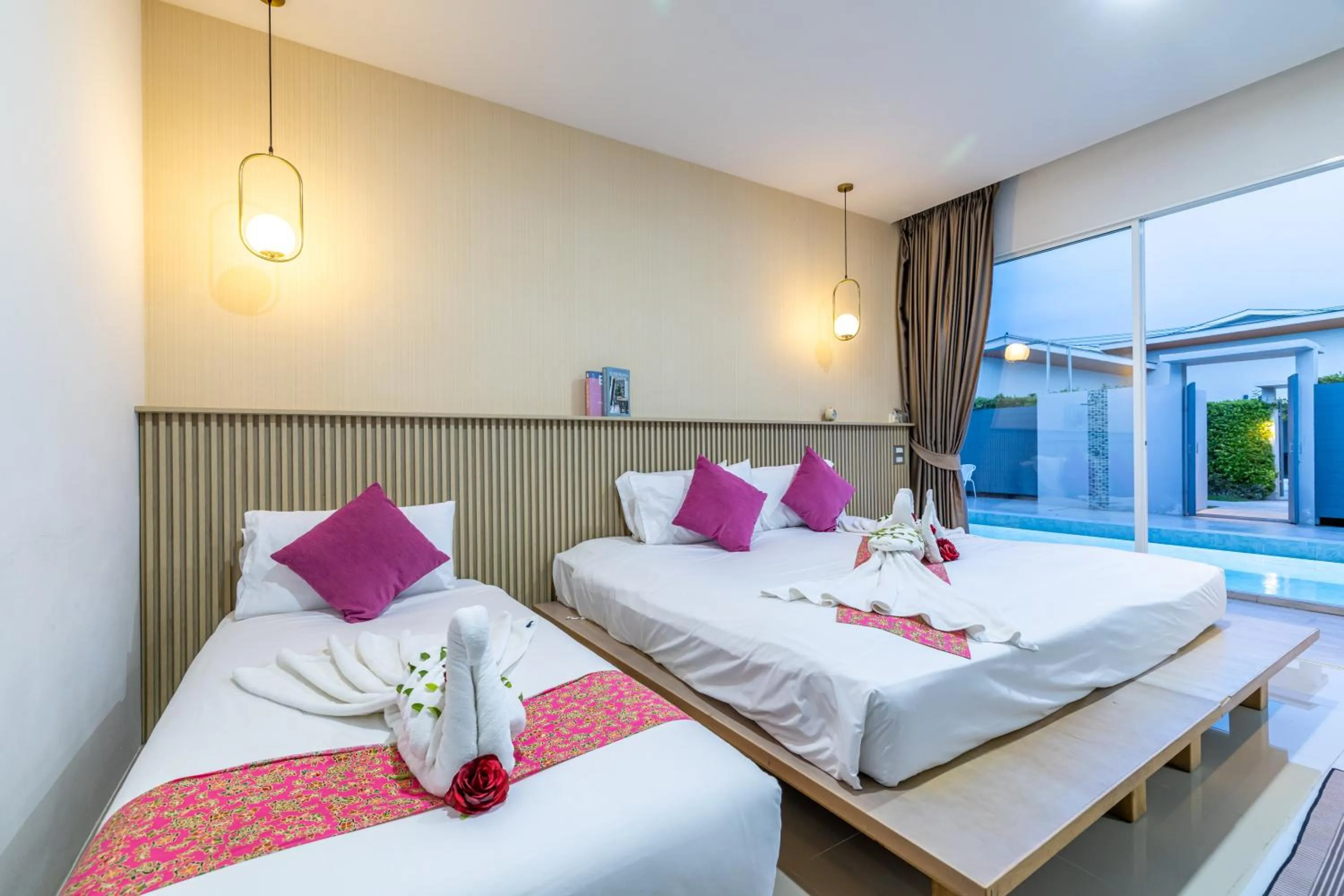 Bed in Andaman Sea Best Pool Access and Villas