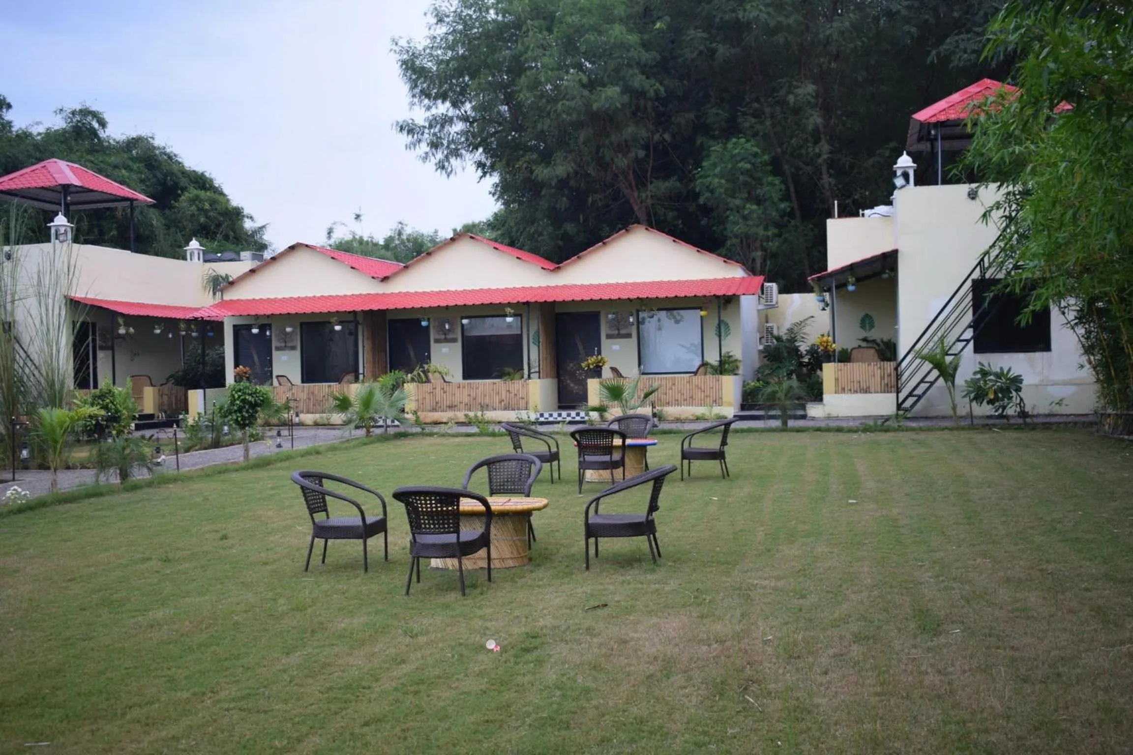 Natural landscape in Rann Meadows Ranthambhore