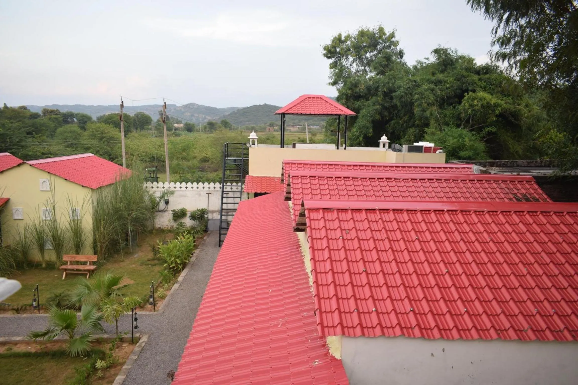 Natural landscape in Rann Meadows Ranthambhore