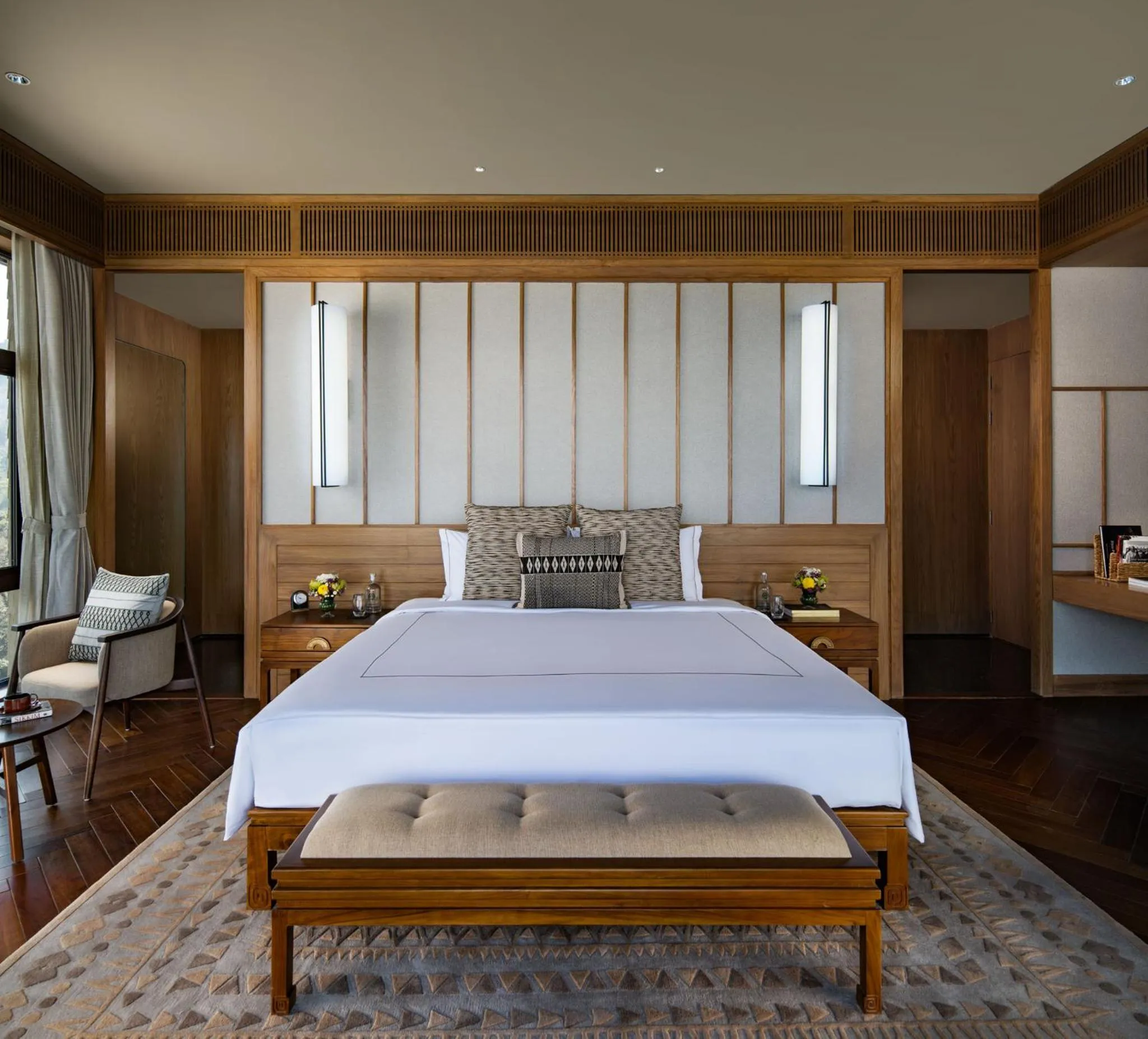 Bed in Taj Guras Kutir Resort & Spa, Gangtok