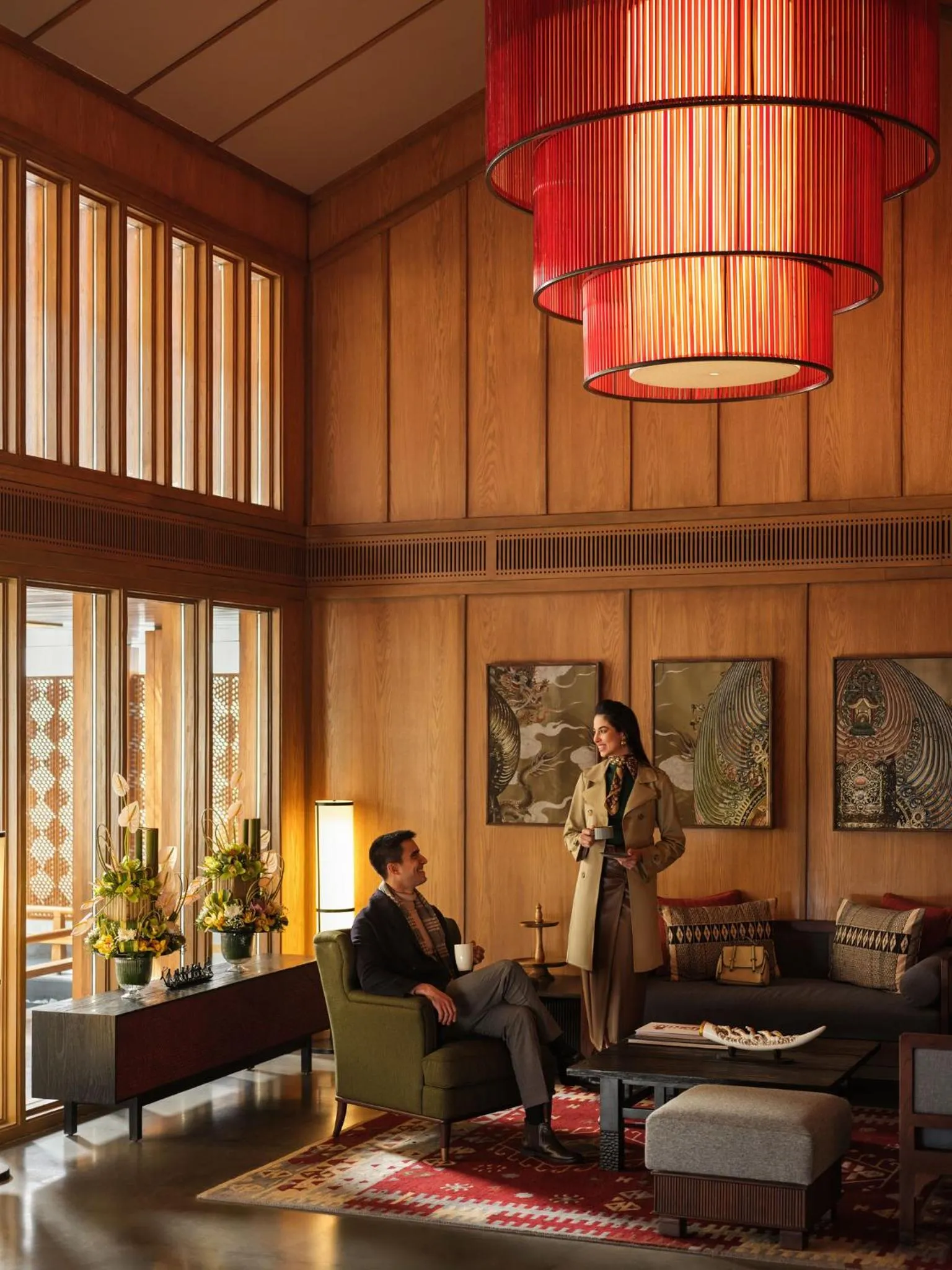 Lobby or reception in Taj Guras Kutir Resort & Spa, Gangtok