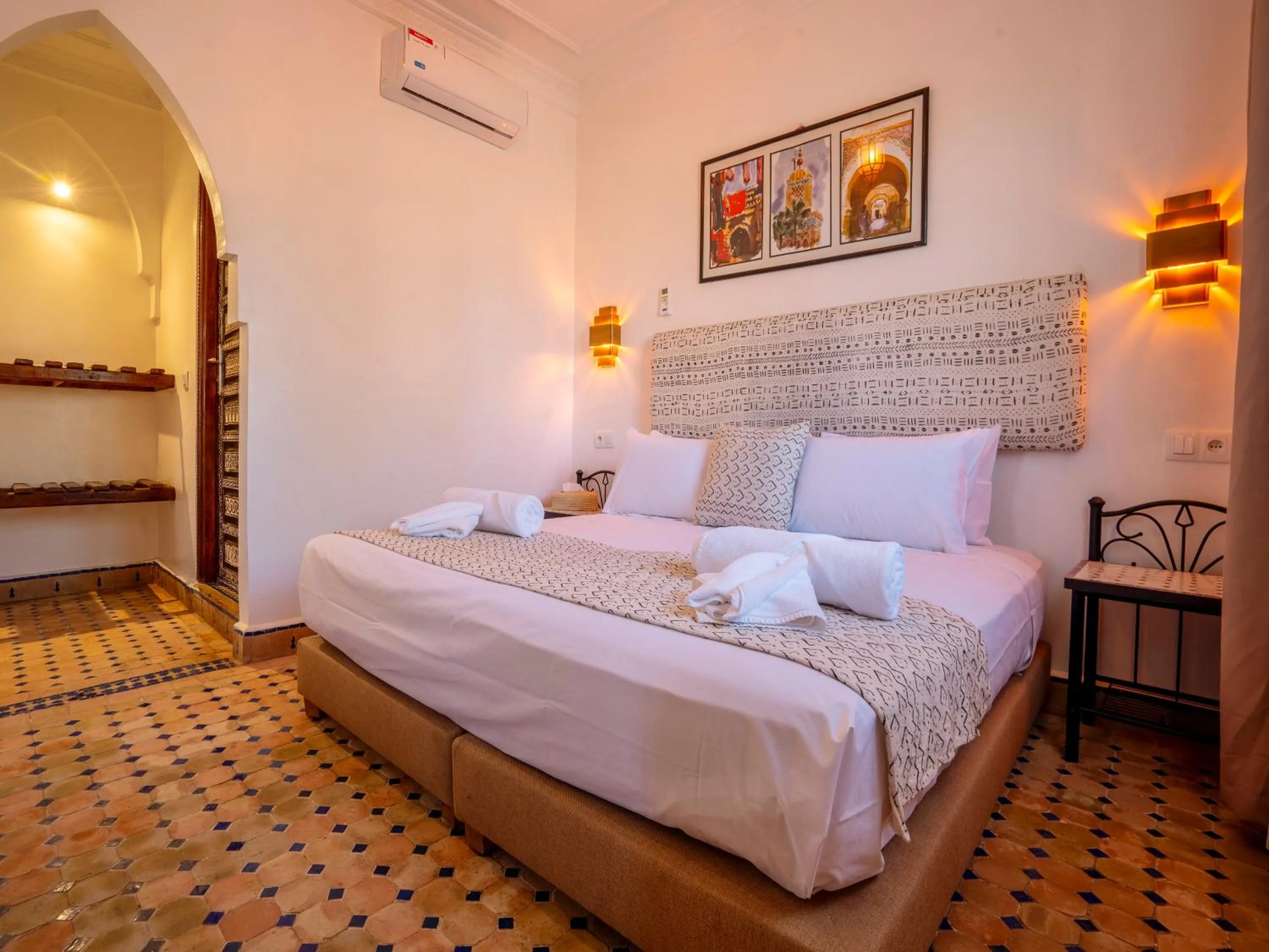 Bed in Riad Dar Sido