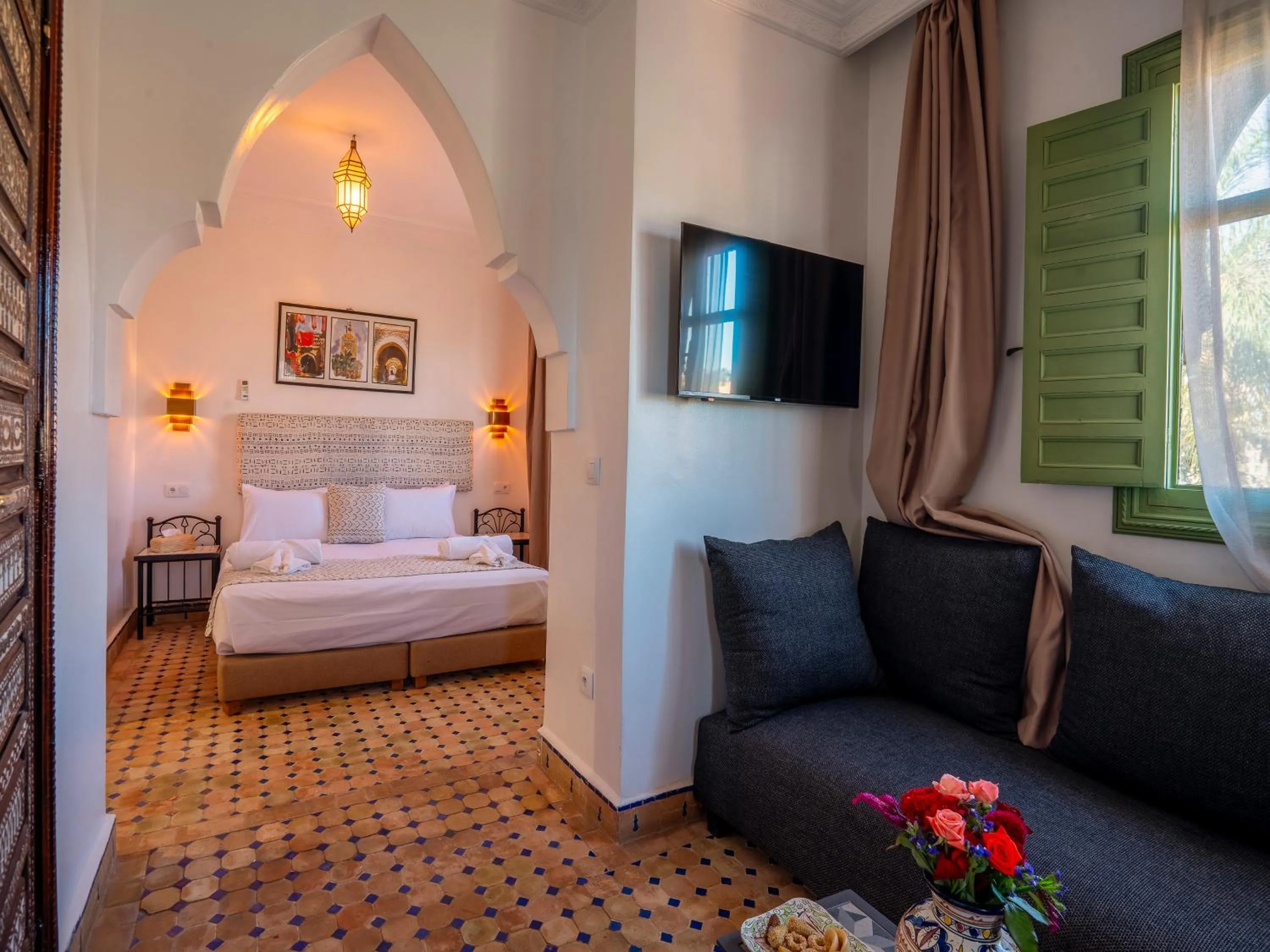Bed in Riad Dar Sido