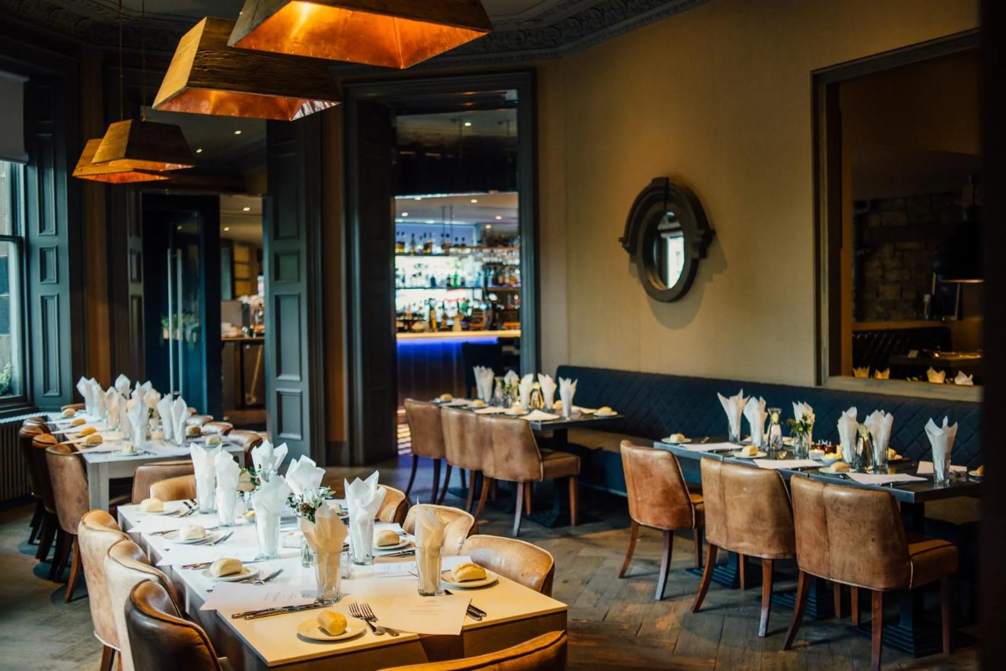 Restaurant/places to eat in Murrayfield Hotel