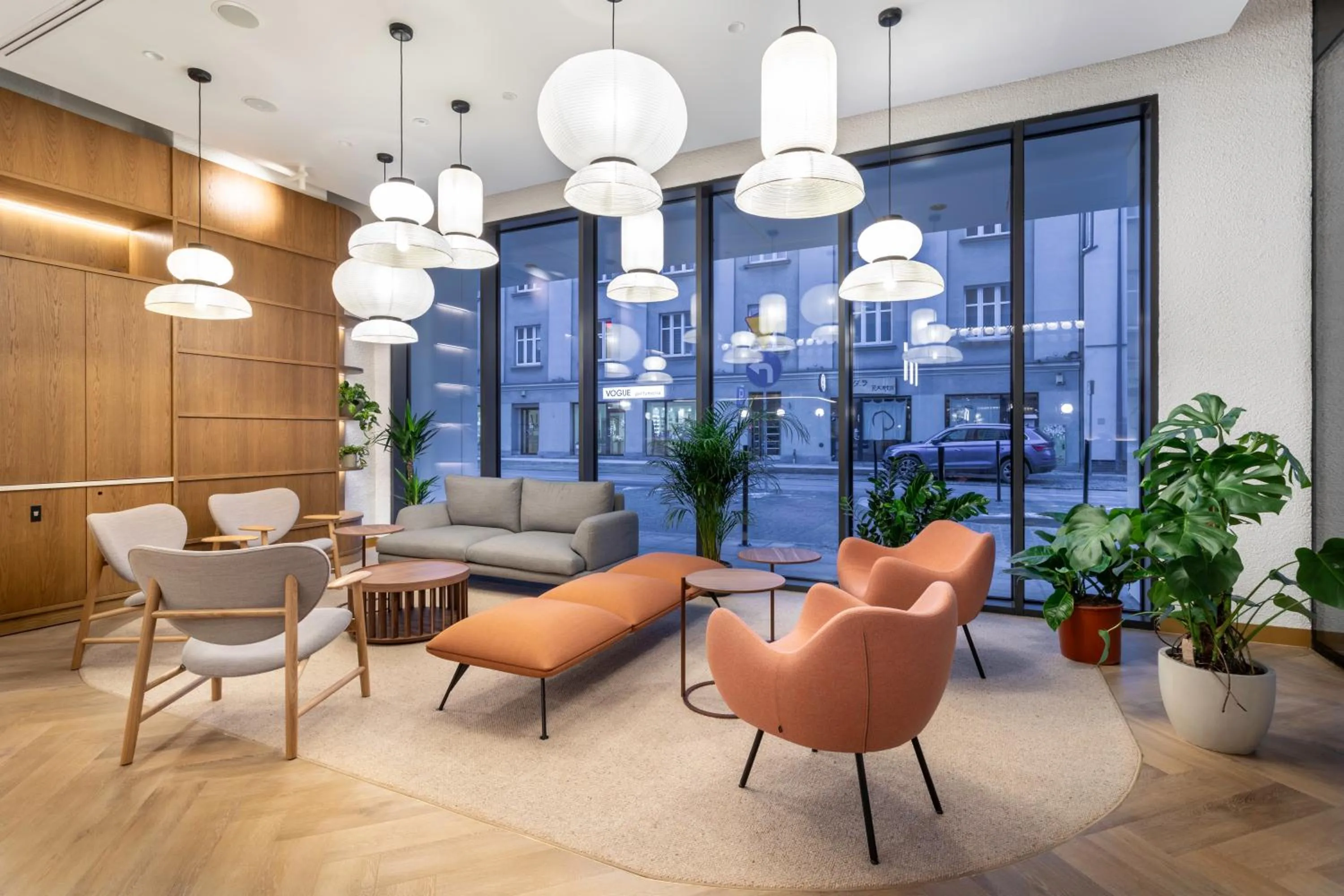 Seating area in Qubus Hotel Katowice