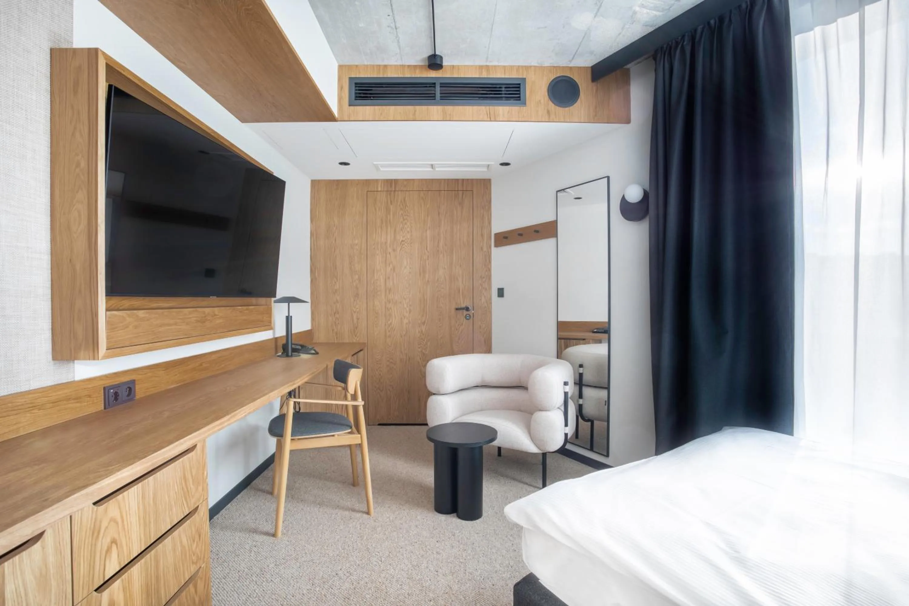 TV and multimedia, Bed in Qubus Hotel Katowice