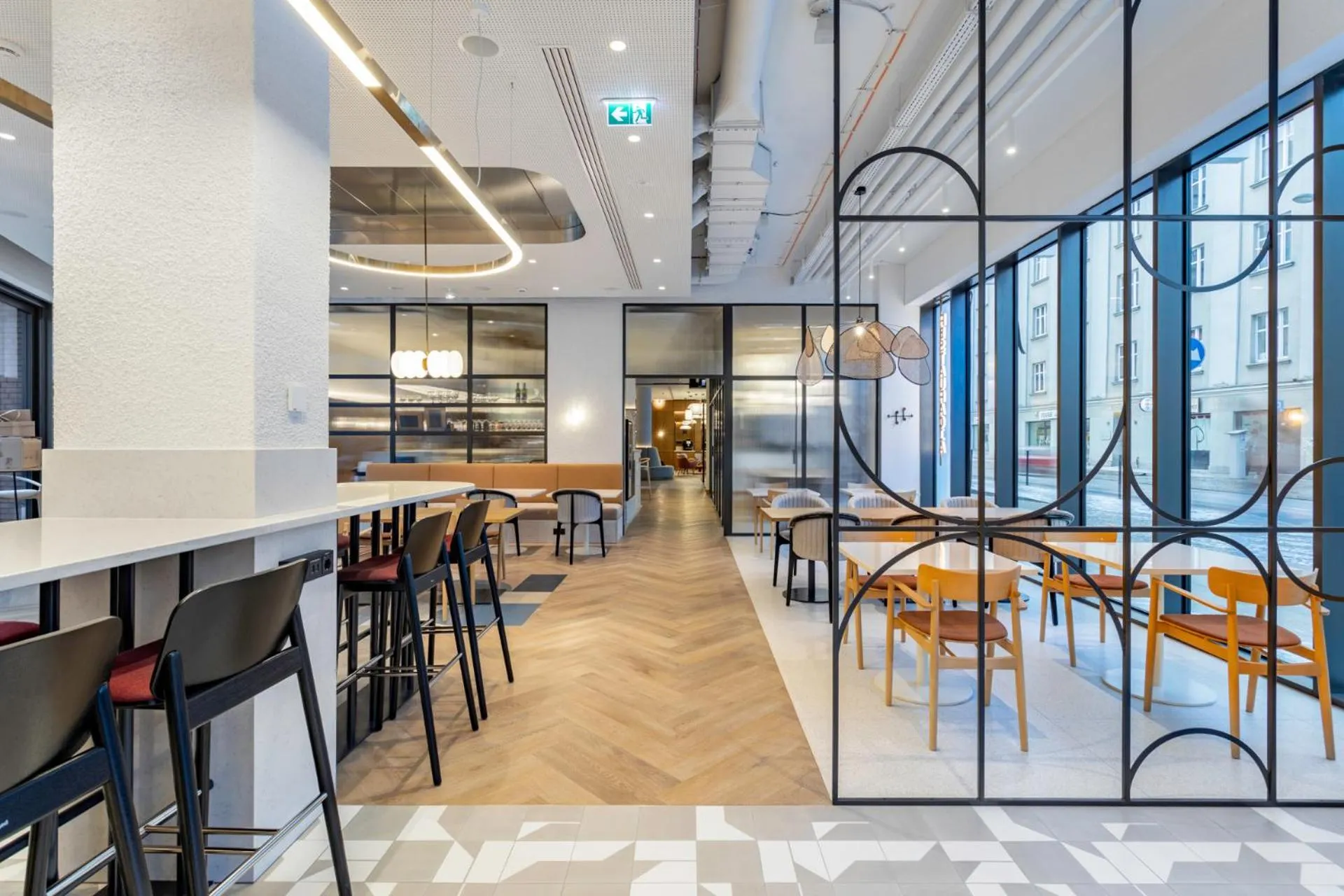 Restaurant/places to eat in Qubus Hotel Katowice